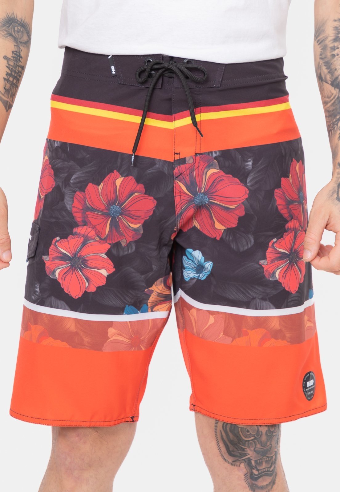 Boardshort HD Garden Laranja