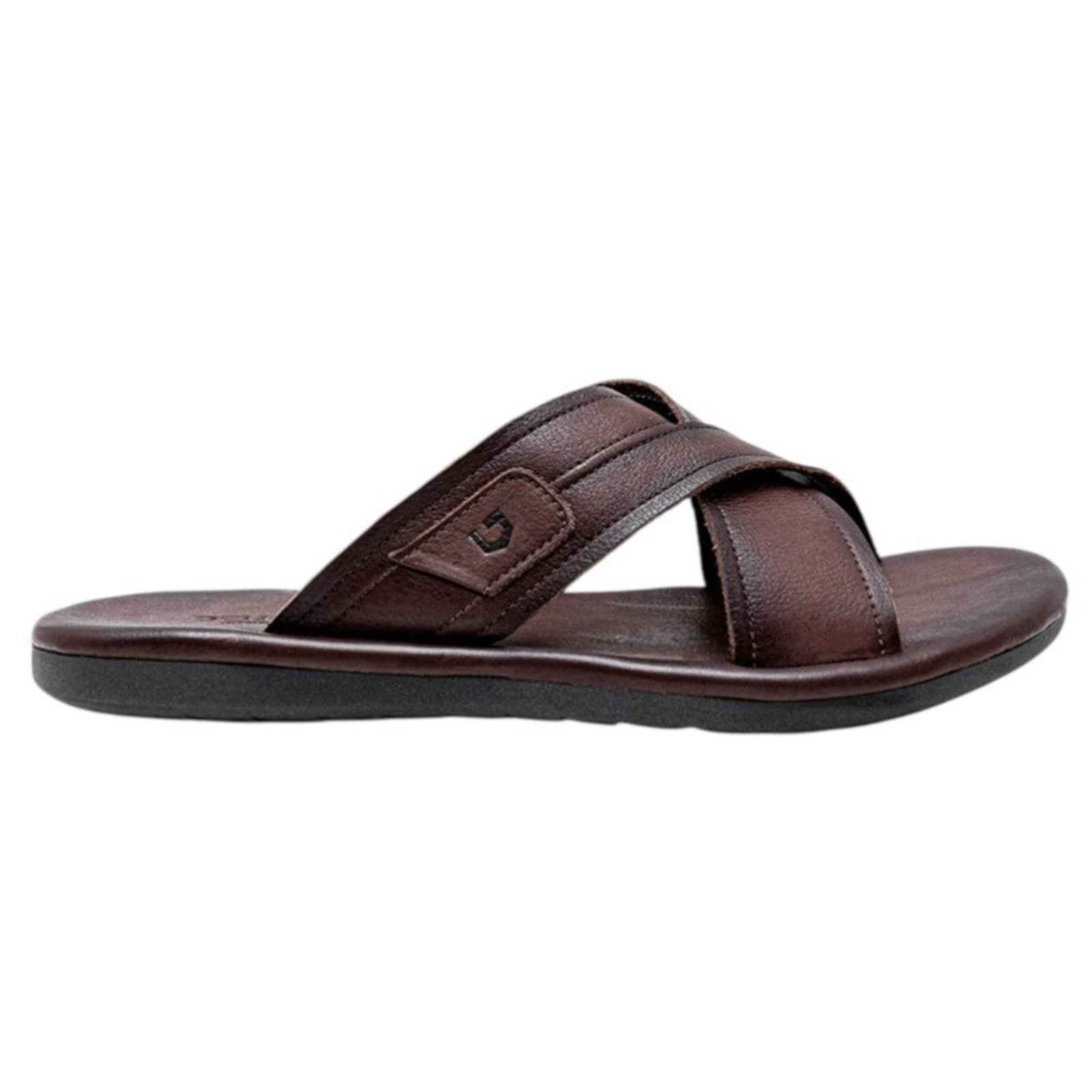 Chinelo Democrata Easy Zion Masculino - Marrom - democrata