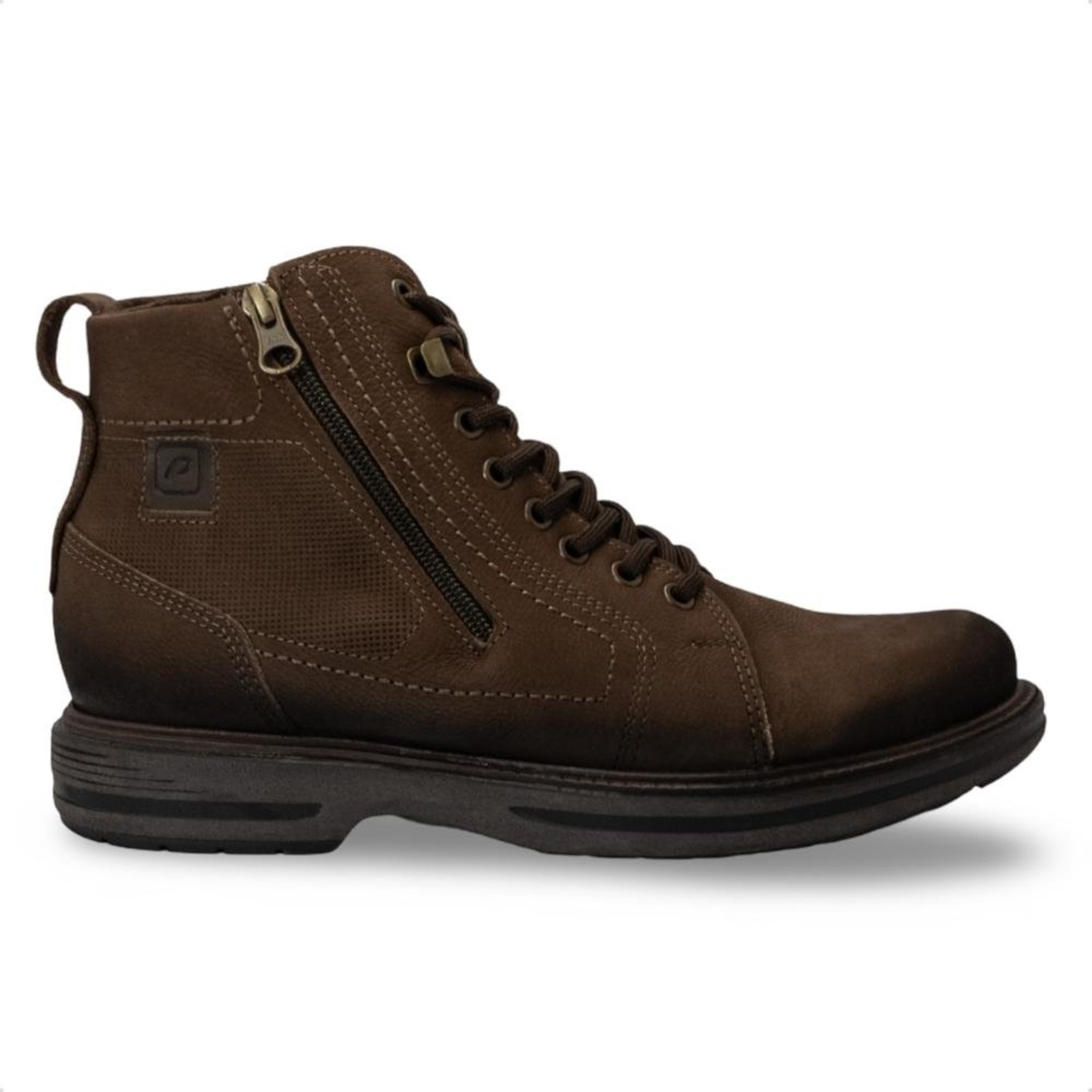 Bota Pegada Masculina em Couro Toronto 181804 Marrom