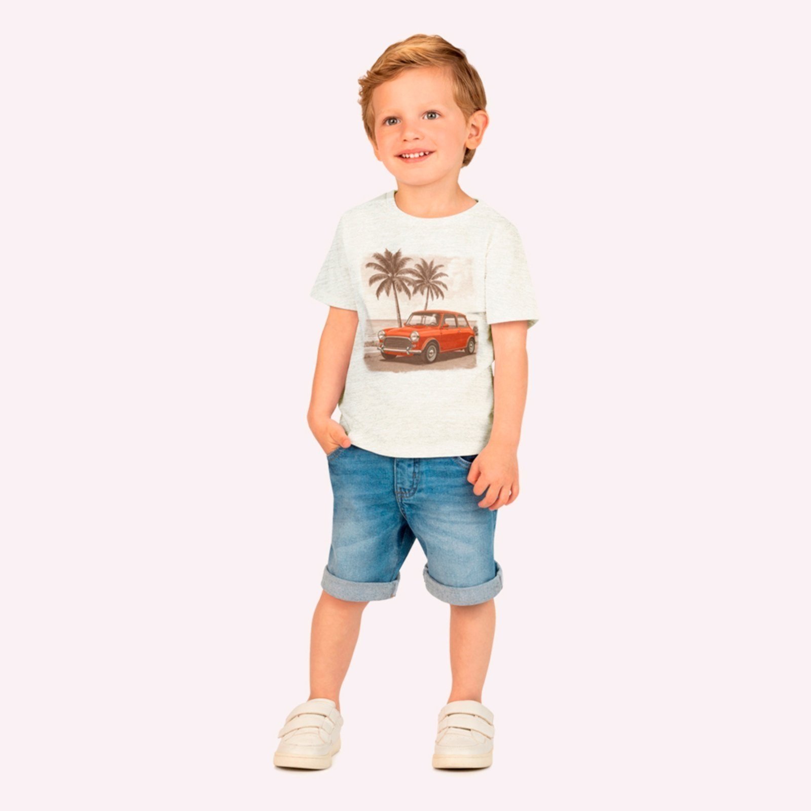 Infantil - Camiseta Menino Carro Milon