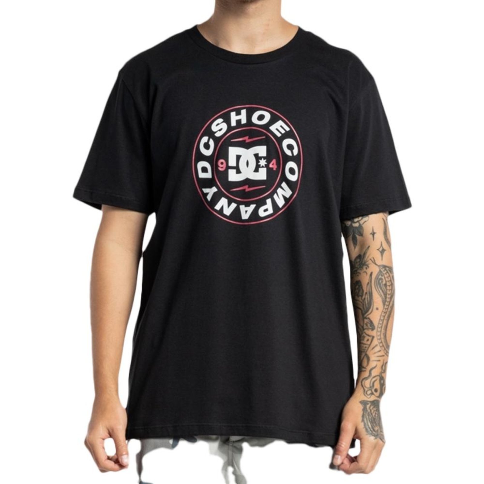 Camiseta DC Shoes Connect WT23 Masculina Preto