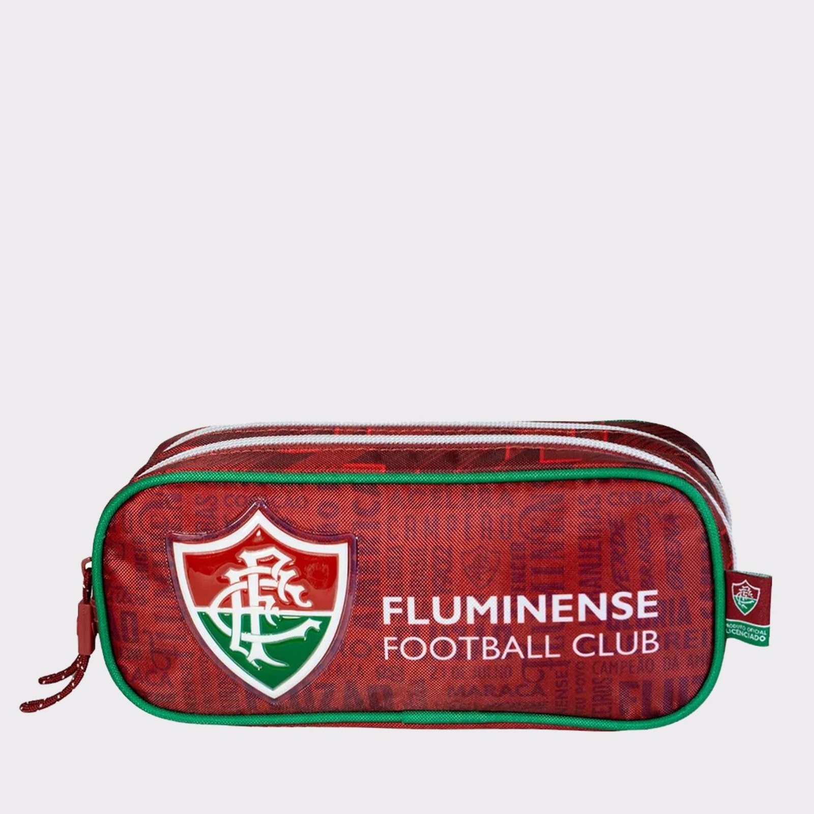 Estojo Fluminense Duplo Juvenil Vermelho