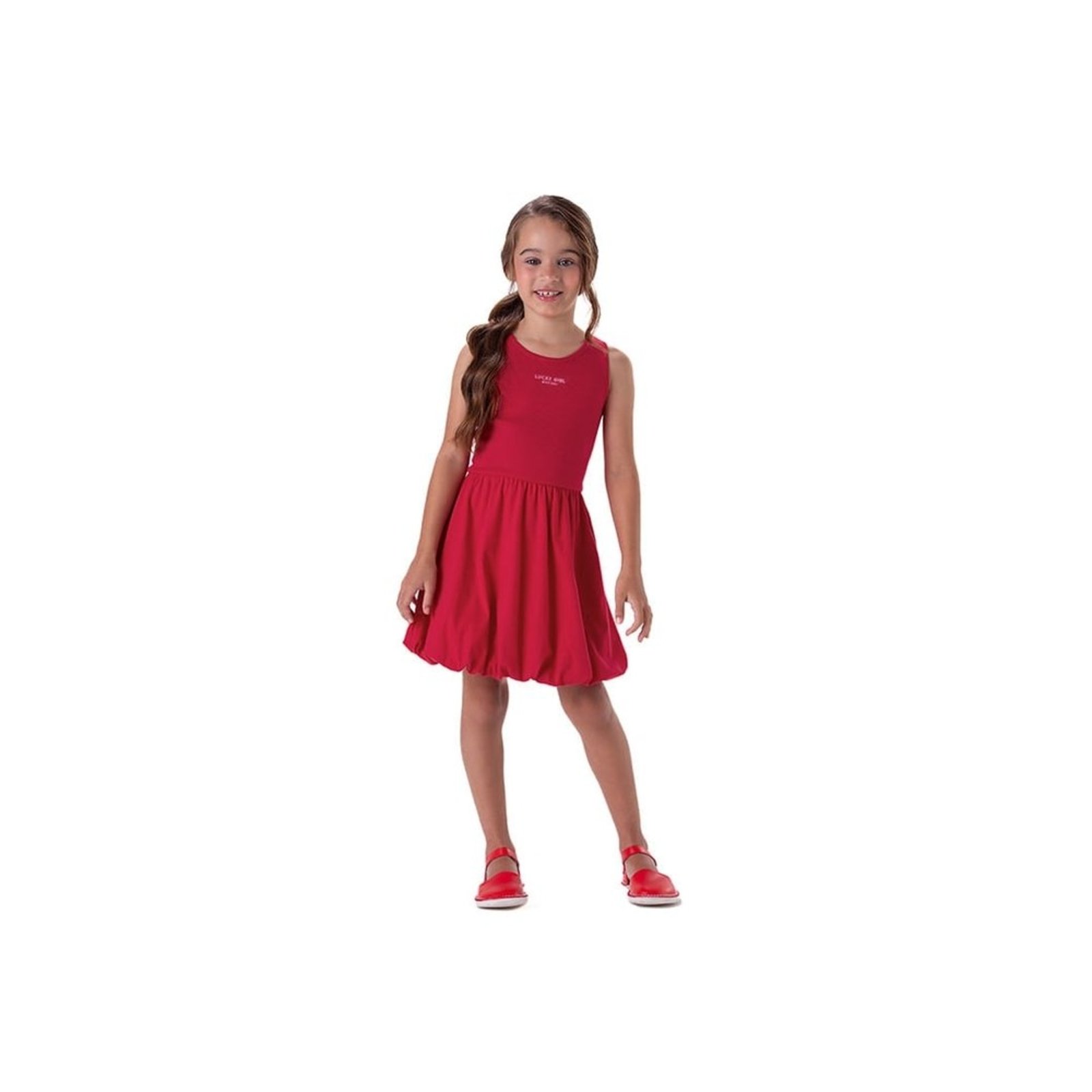 Infantil - Vestido Regata Balonê Menina Marisol