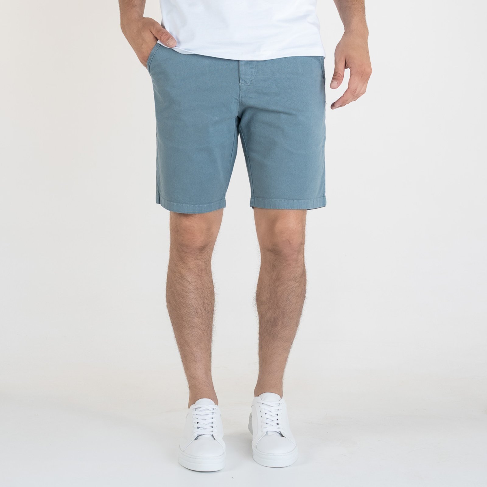 Bermuda Casual Iron Reserva Reta Azul