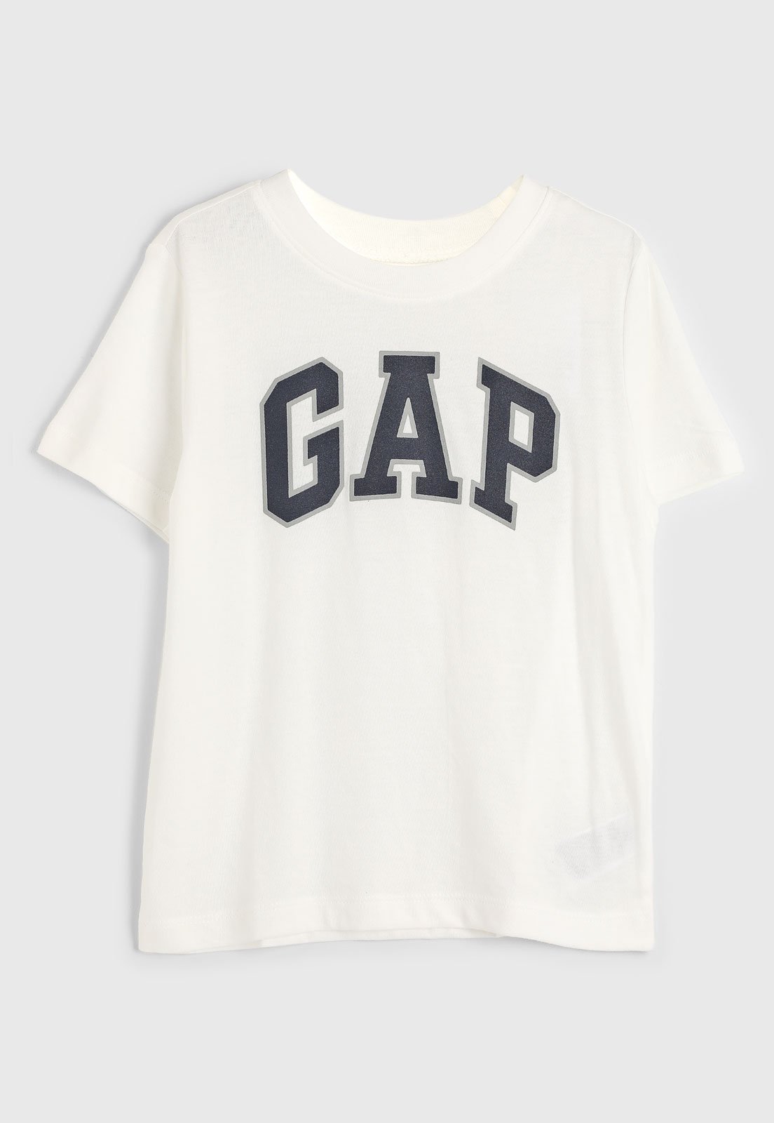 Camiseta Manga Curta GAP Logo Off-White