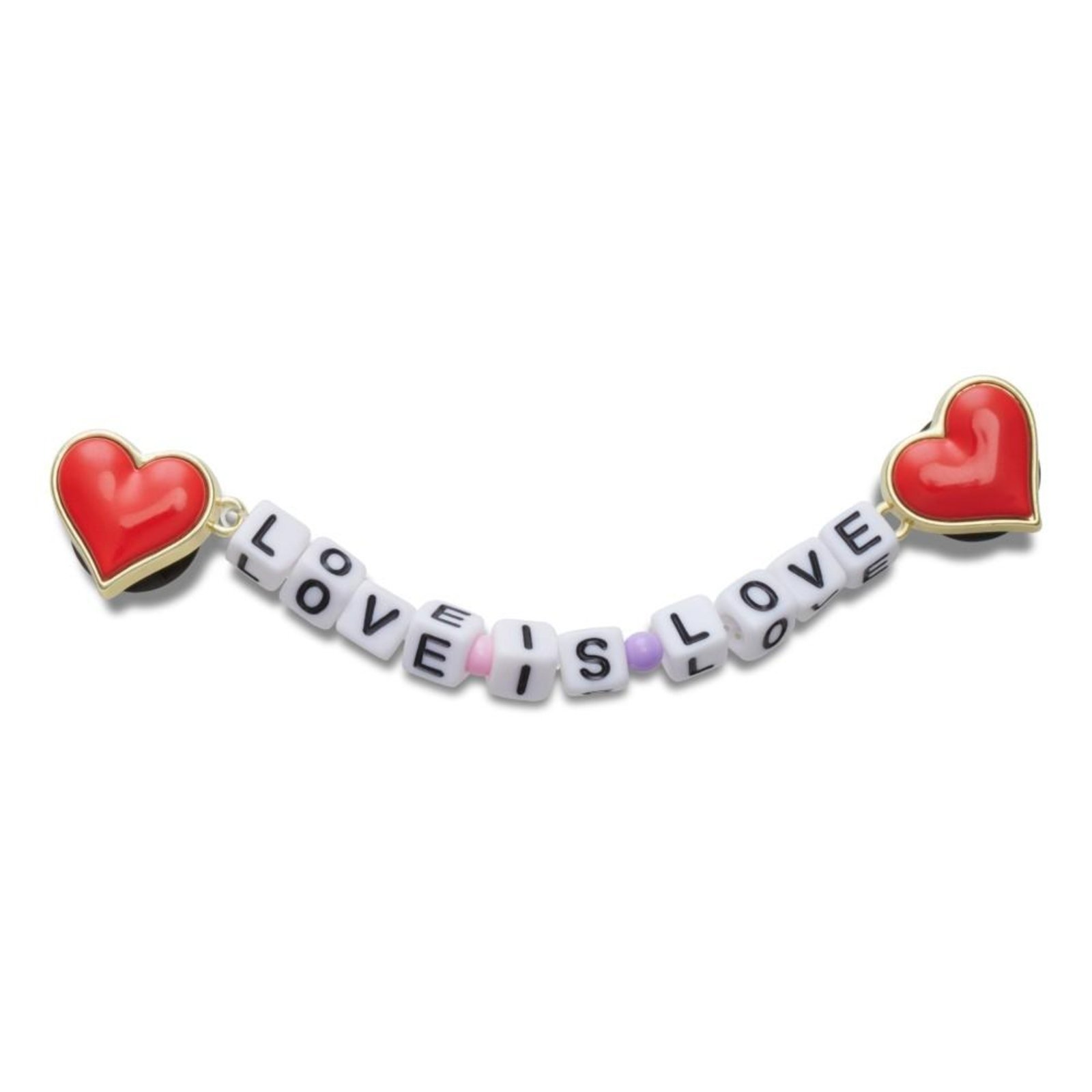 Vista 2 Infantil - Jibbitz™ Corrente Love Is Love Crocs branco