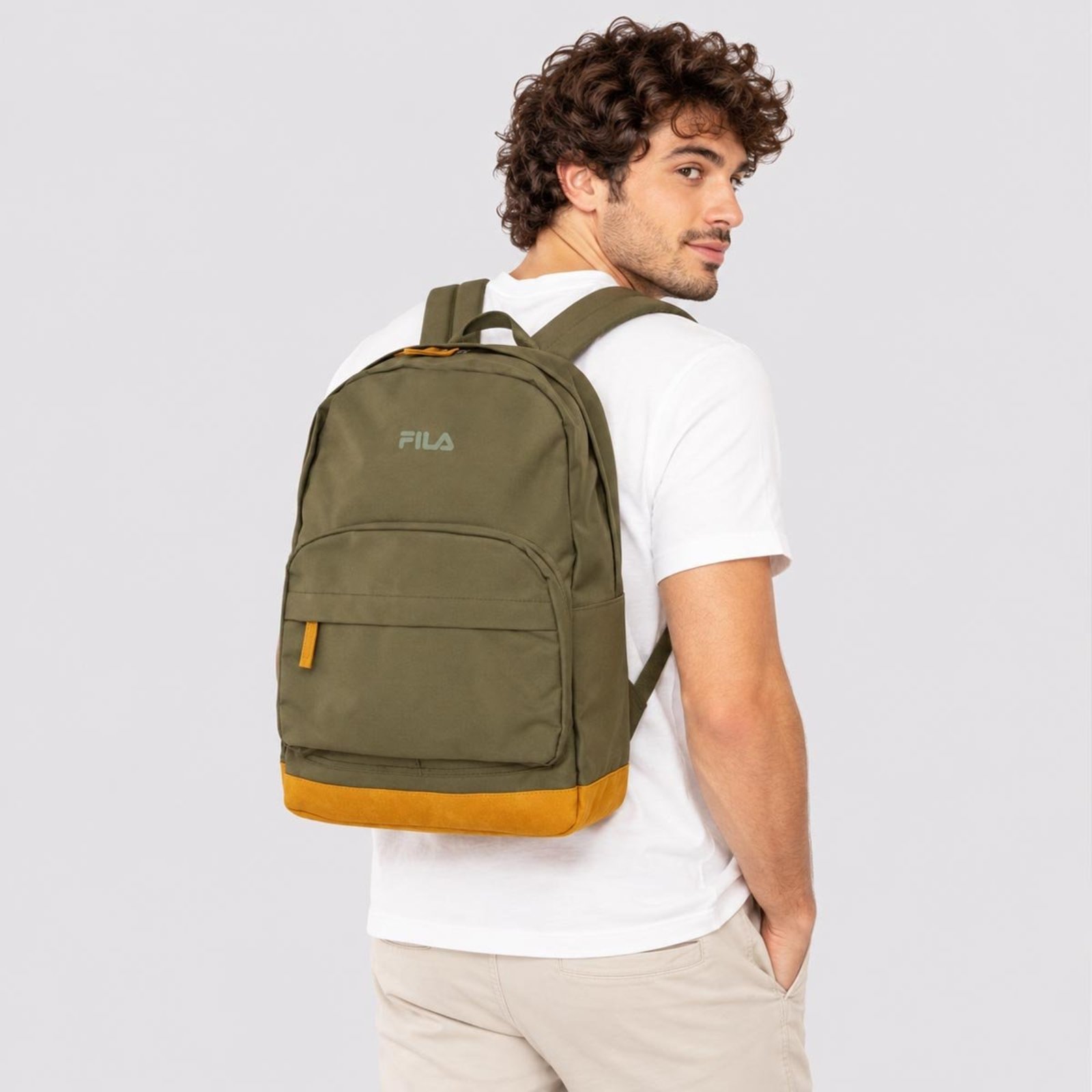 Mochila Fila Retro Letter I Verde