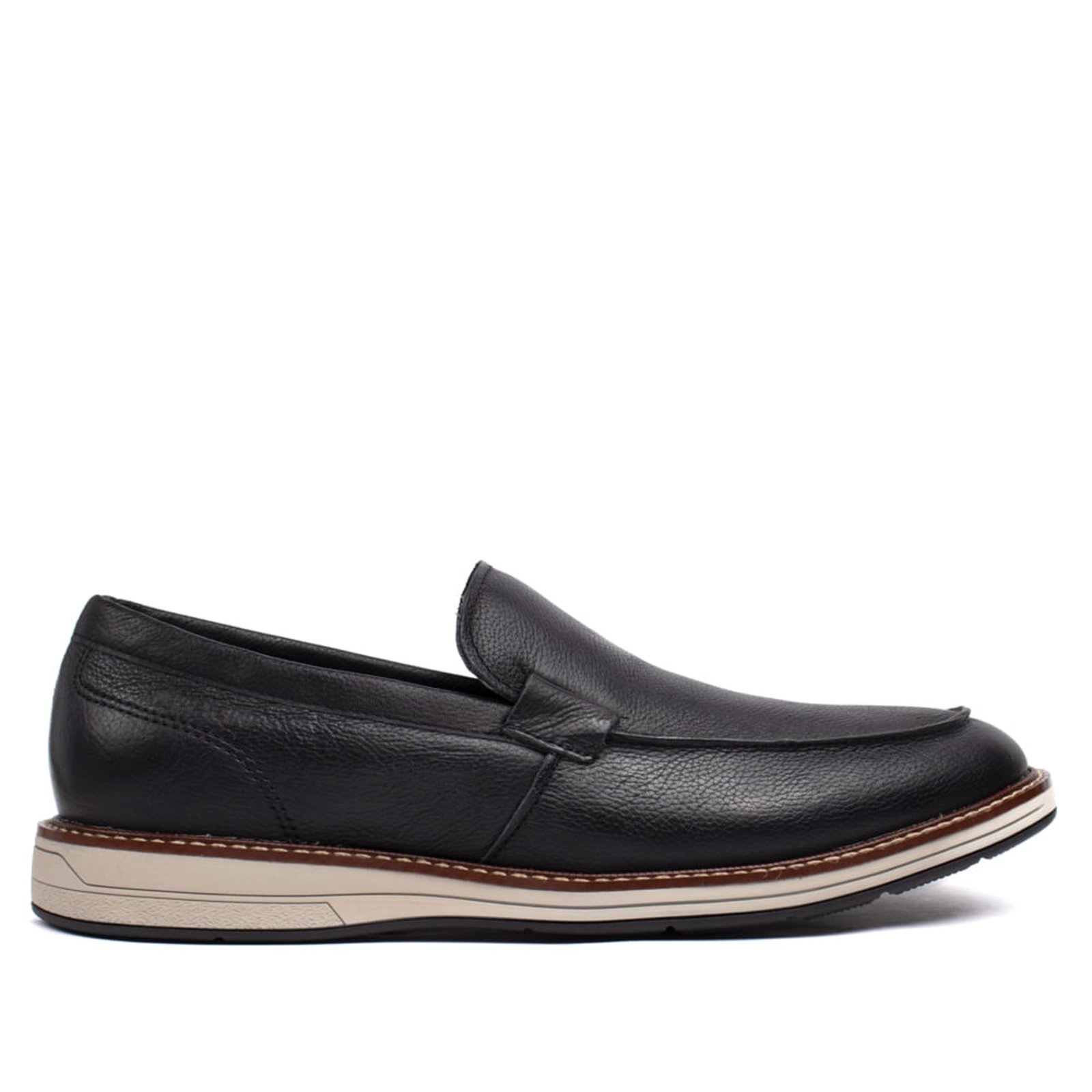 Sapato Masculino Ferracini Slip On Kingston Preto