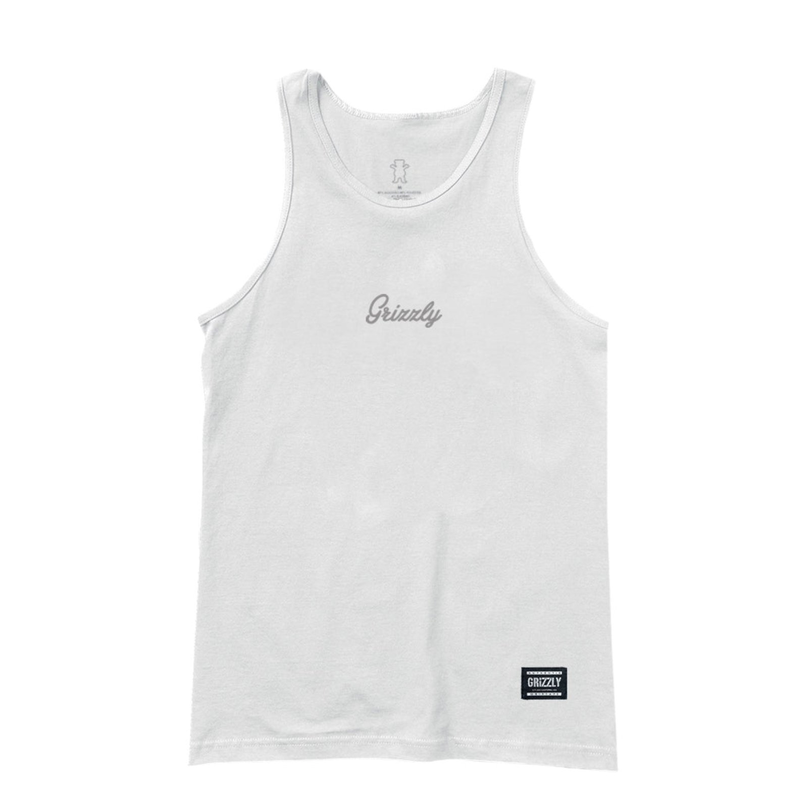 Camiseta Grizzly Mini Script Tank - WHITE