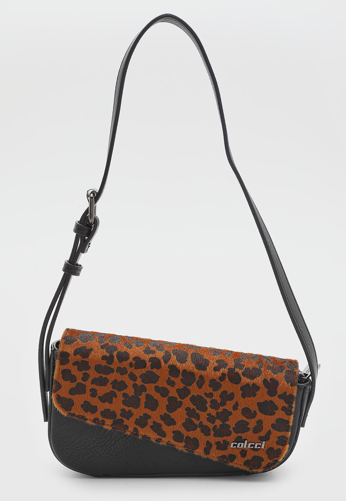 Bolsa Feminina Colcci Animal Print Preta