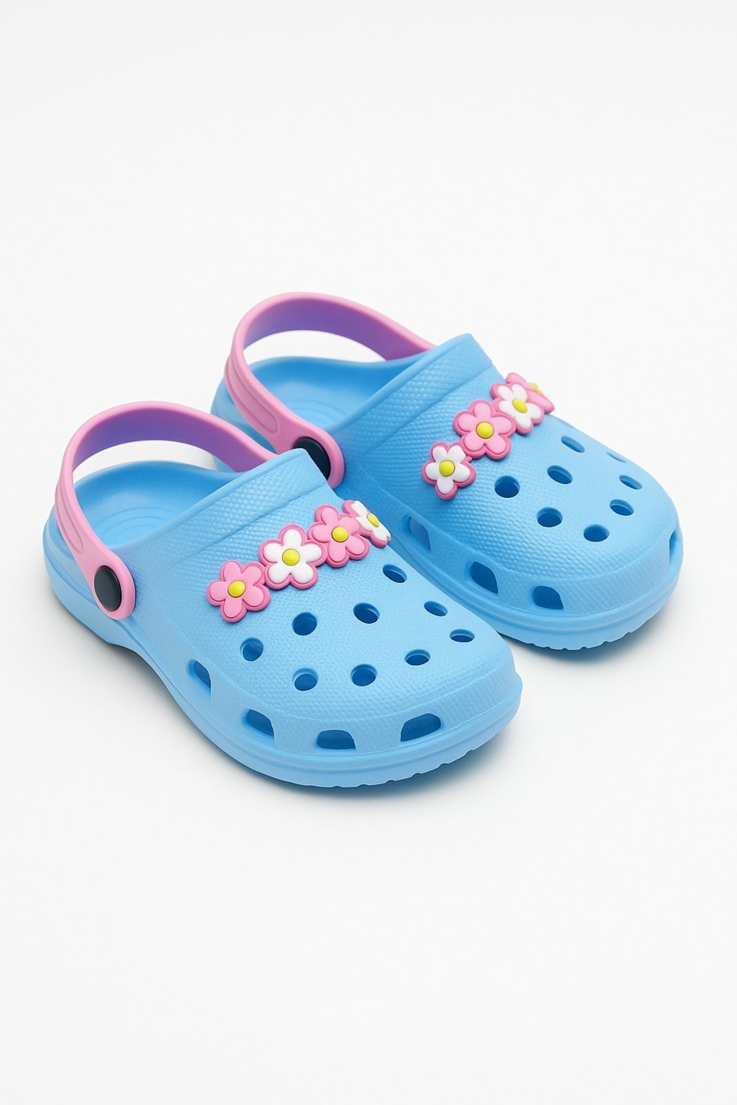 Infantil – Babuche Florzinhas Azul