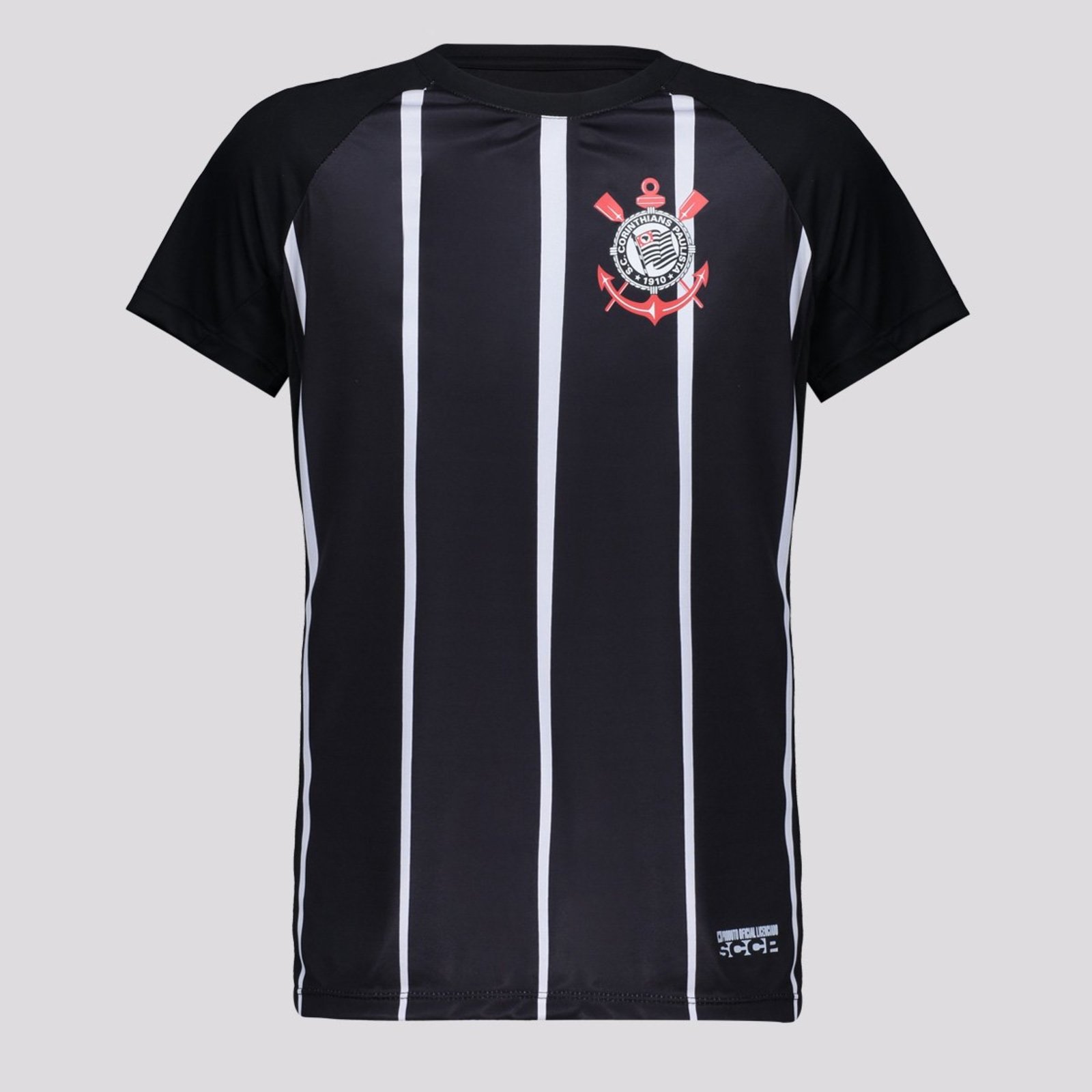 Camisa Corinthians Listrada Preta
