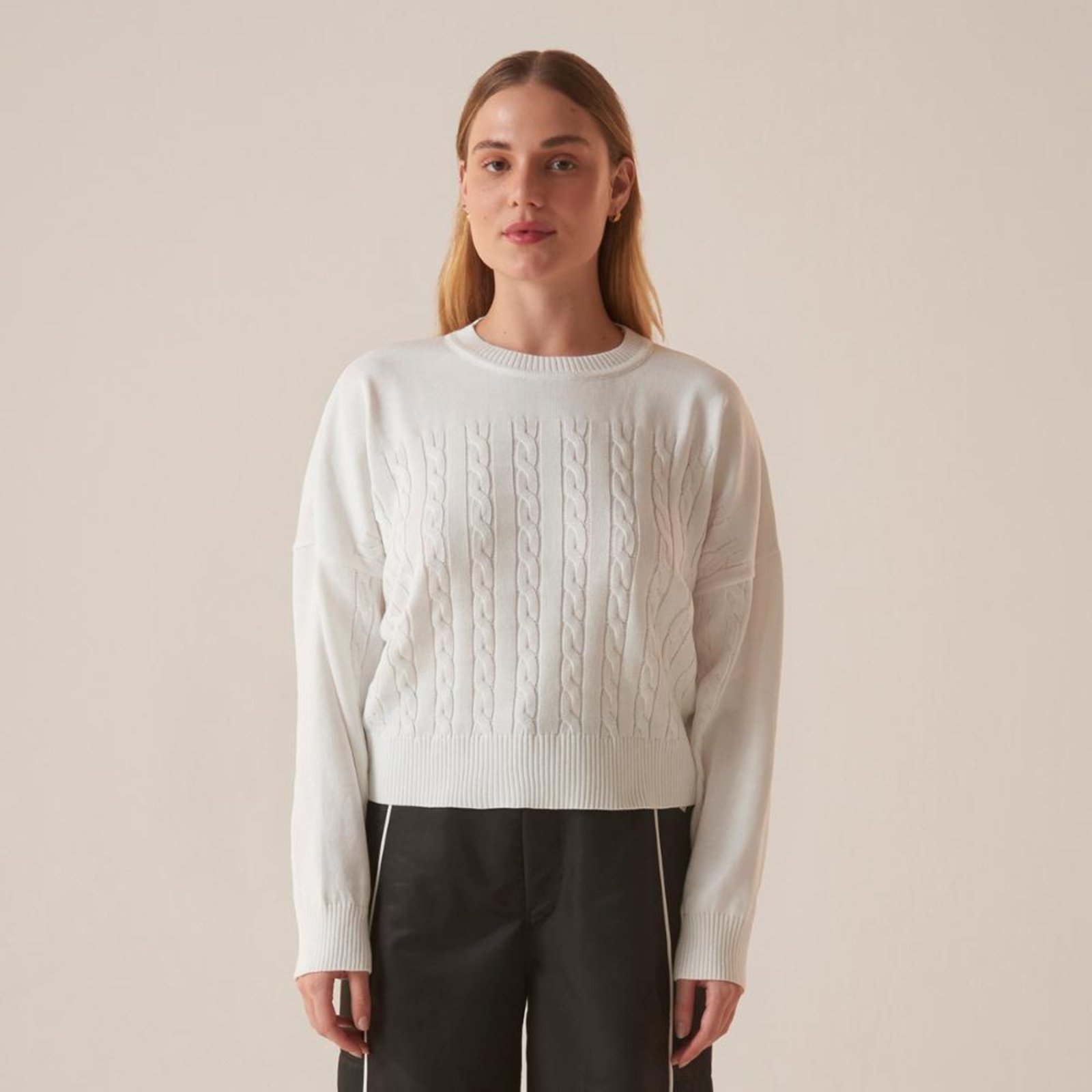 Vista 2 Casaco Fila Comfort Uc Basic Tricot Feminino incolor Fila incolor