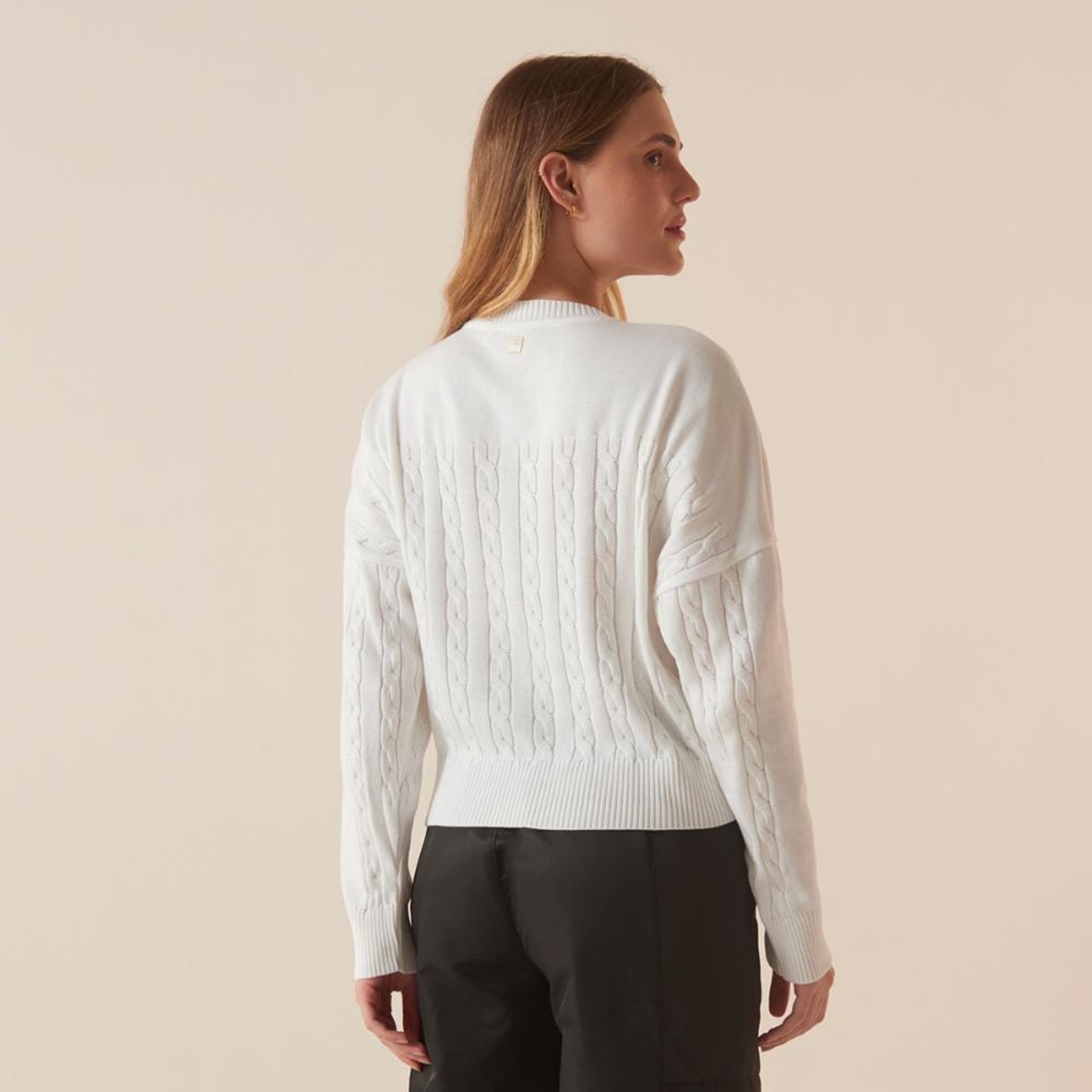 Vista 3 Casaco Fila Comfort Uc Basic Tricot Feminino incolor Fila incolor