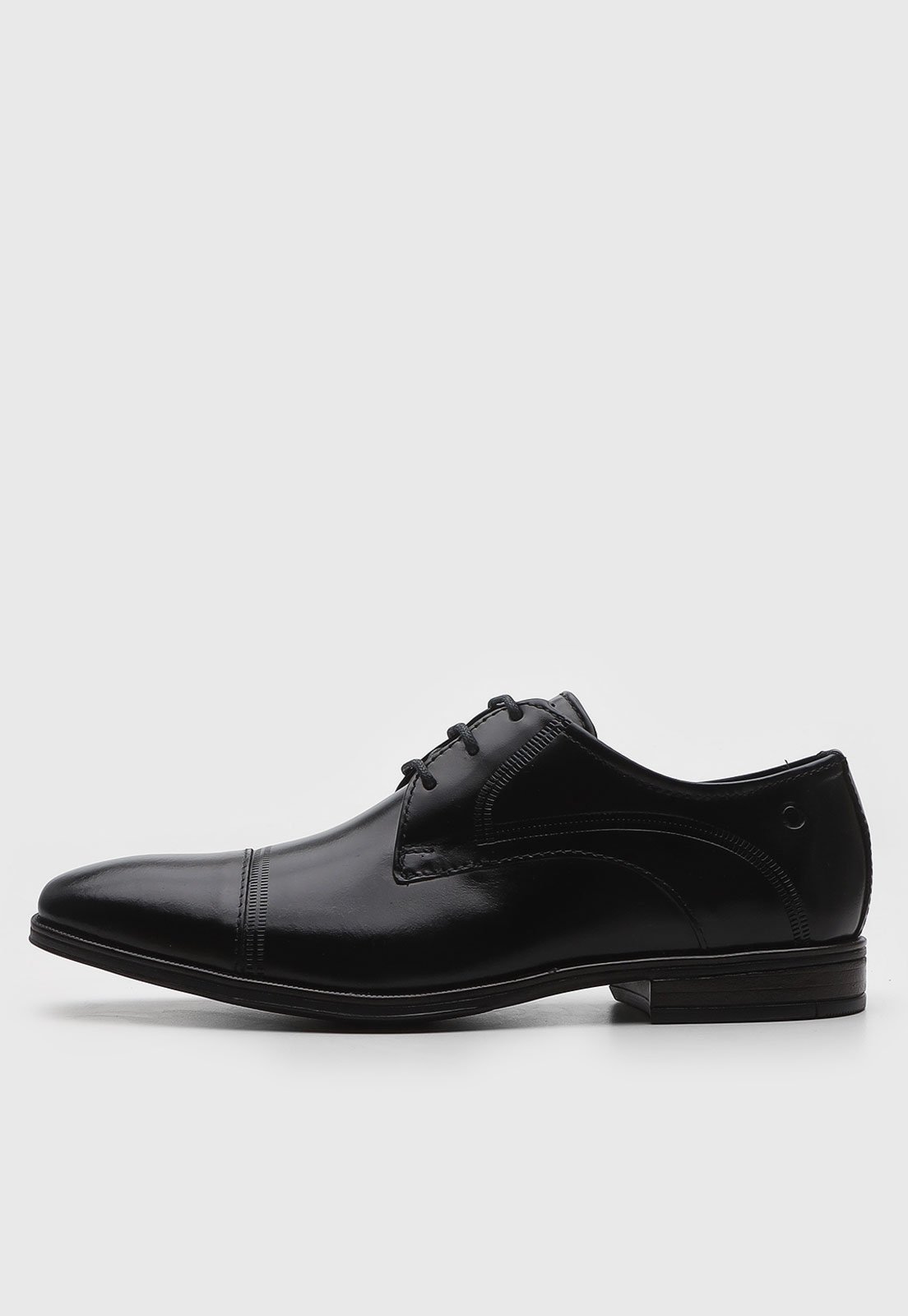Sapato de Couro Democrata Clooney Preto