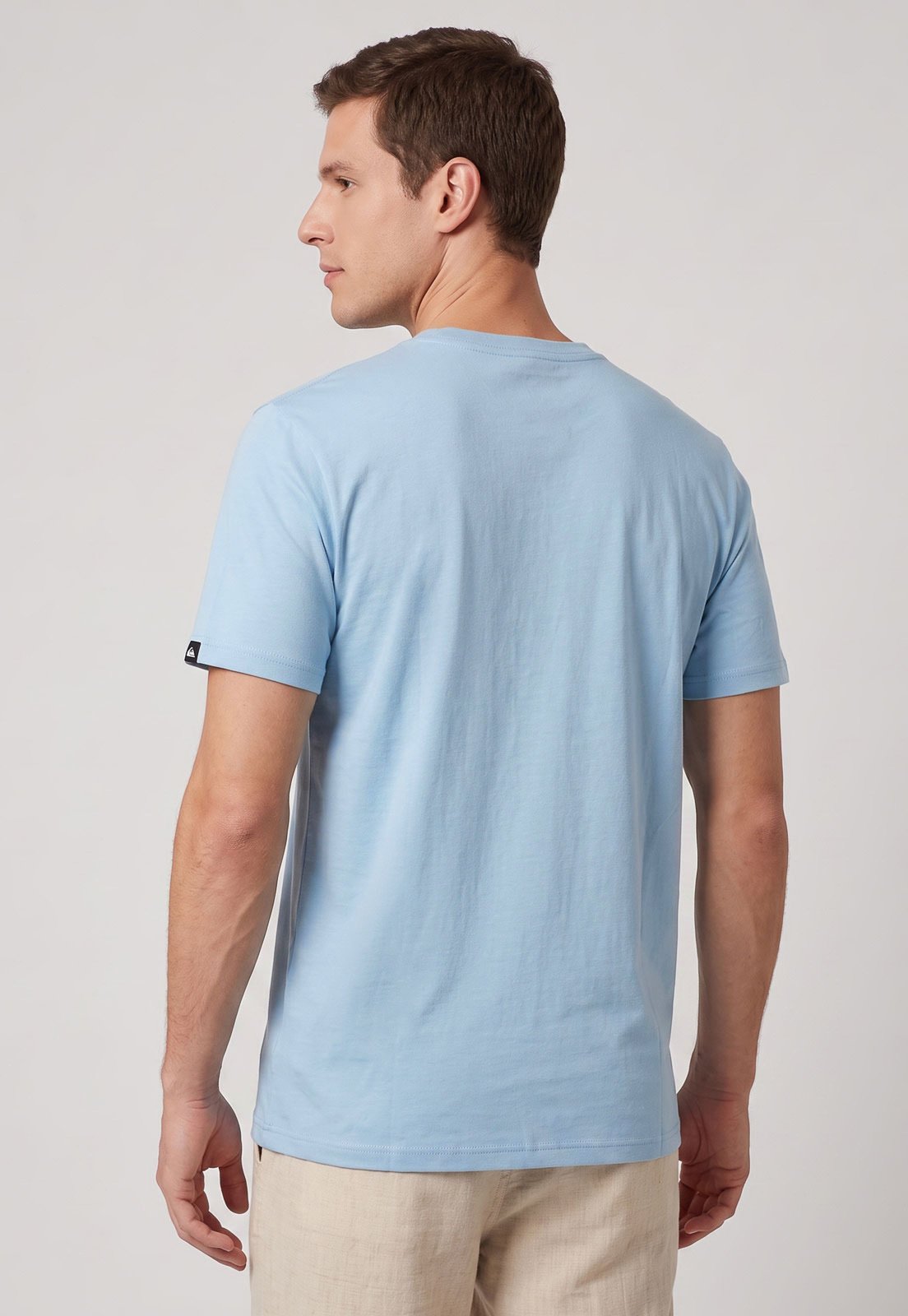 Camiseta Masculina Quiksilver Transfer Square Azul