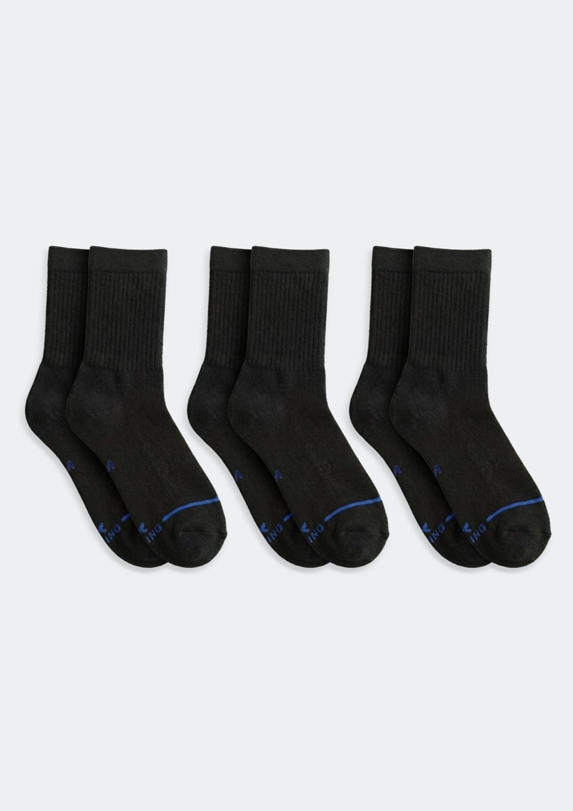 Kit 3 Pares De Meias Cano Médio Unissex Hering