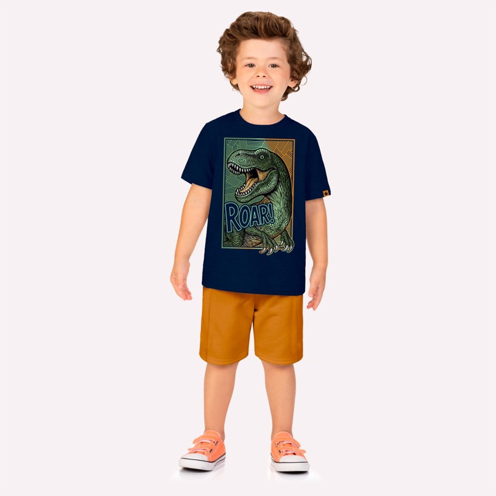 Infantil - Conjunto Menino Dinossauro Kyly