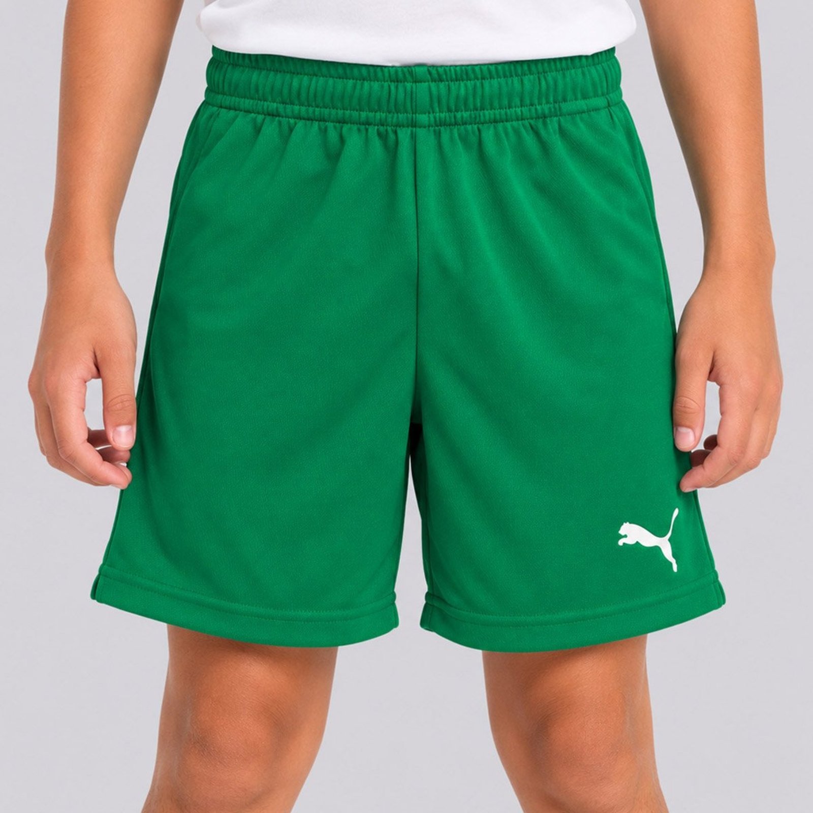 Calção Puma teamRise Juvenil Verde