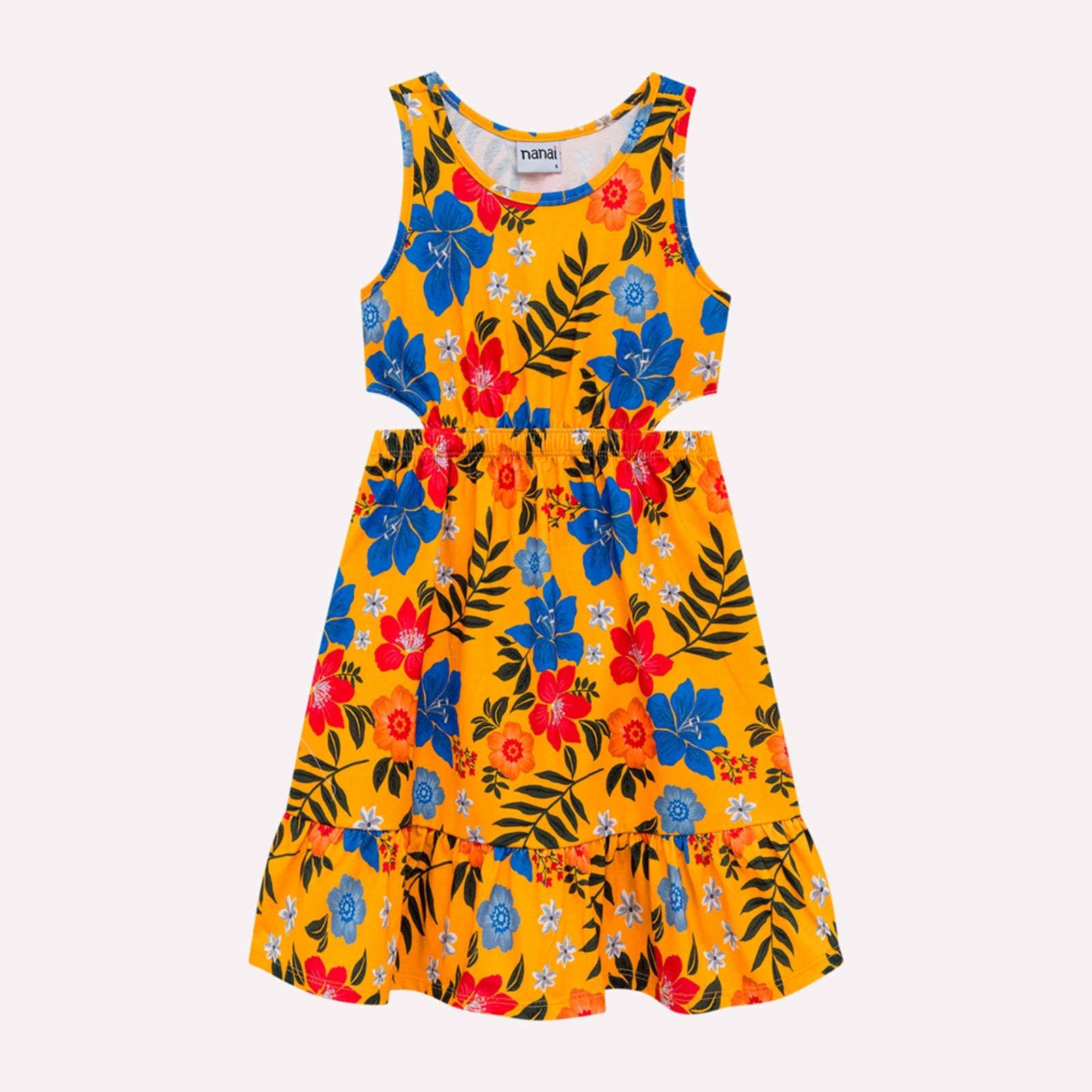 Infantil – Vestido Menina Flores Nanai