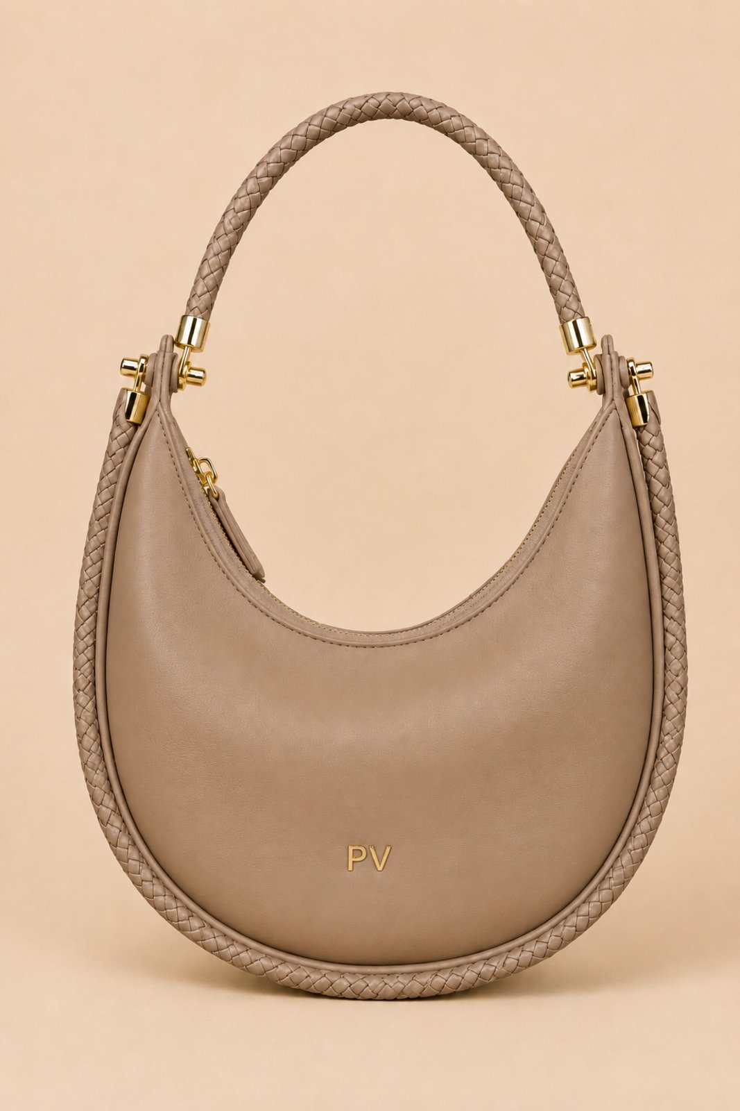 Bolsa Média Transversal D Bell Outlet Fashion Lune Bege