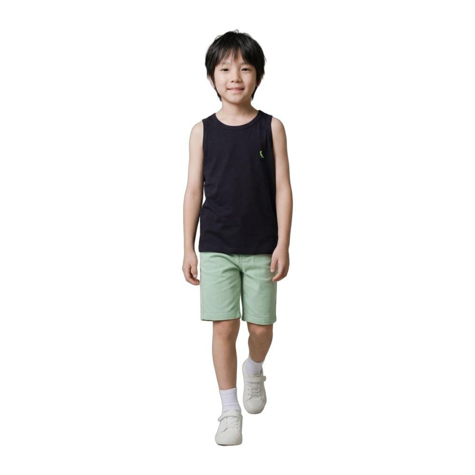 Infantil - Regata Mini Pica Pau Bordado Neon Reserva Mini