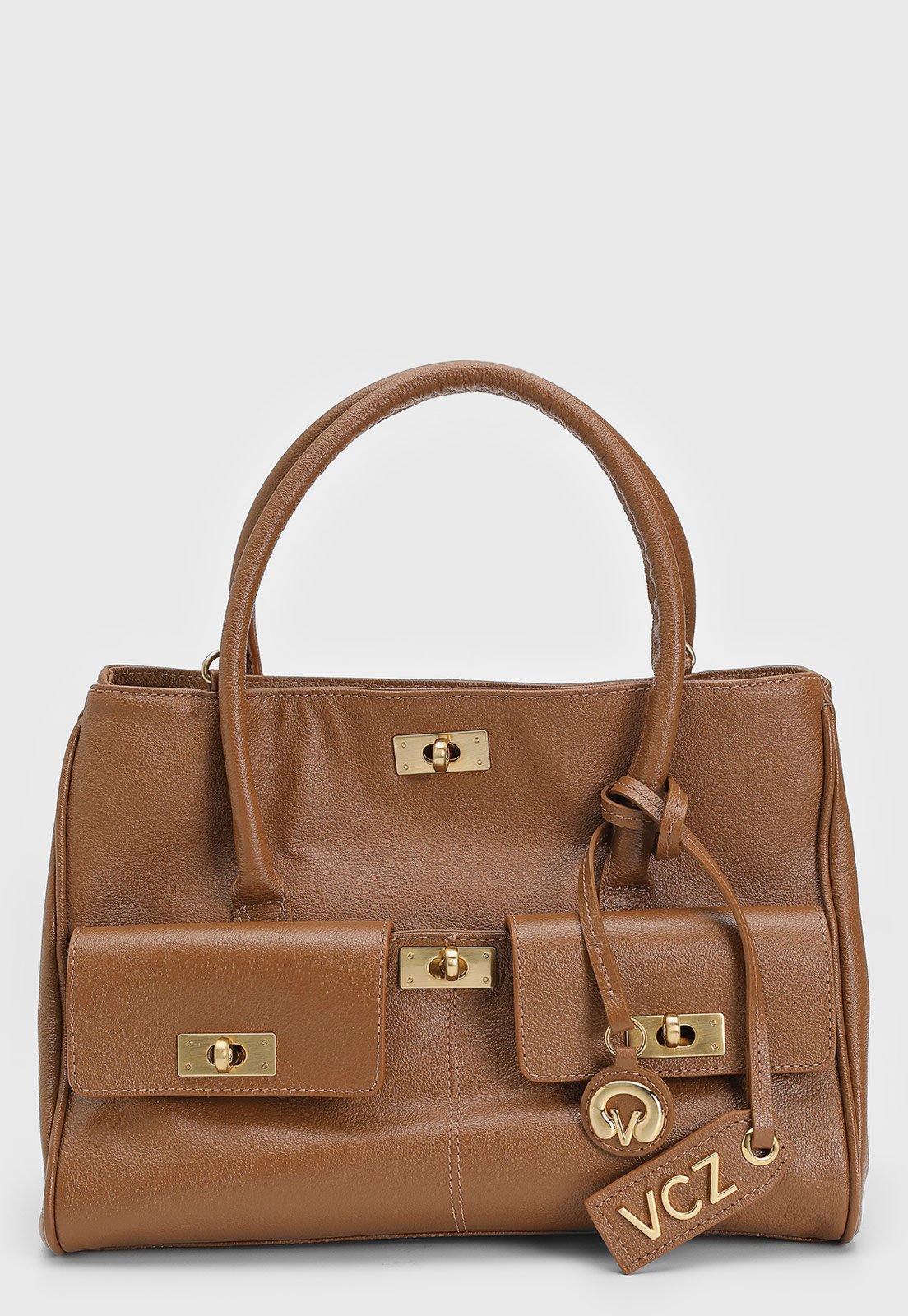 Bolsa Feminina Vicenza Grande Caramelo