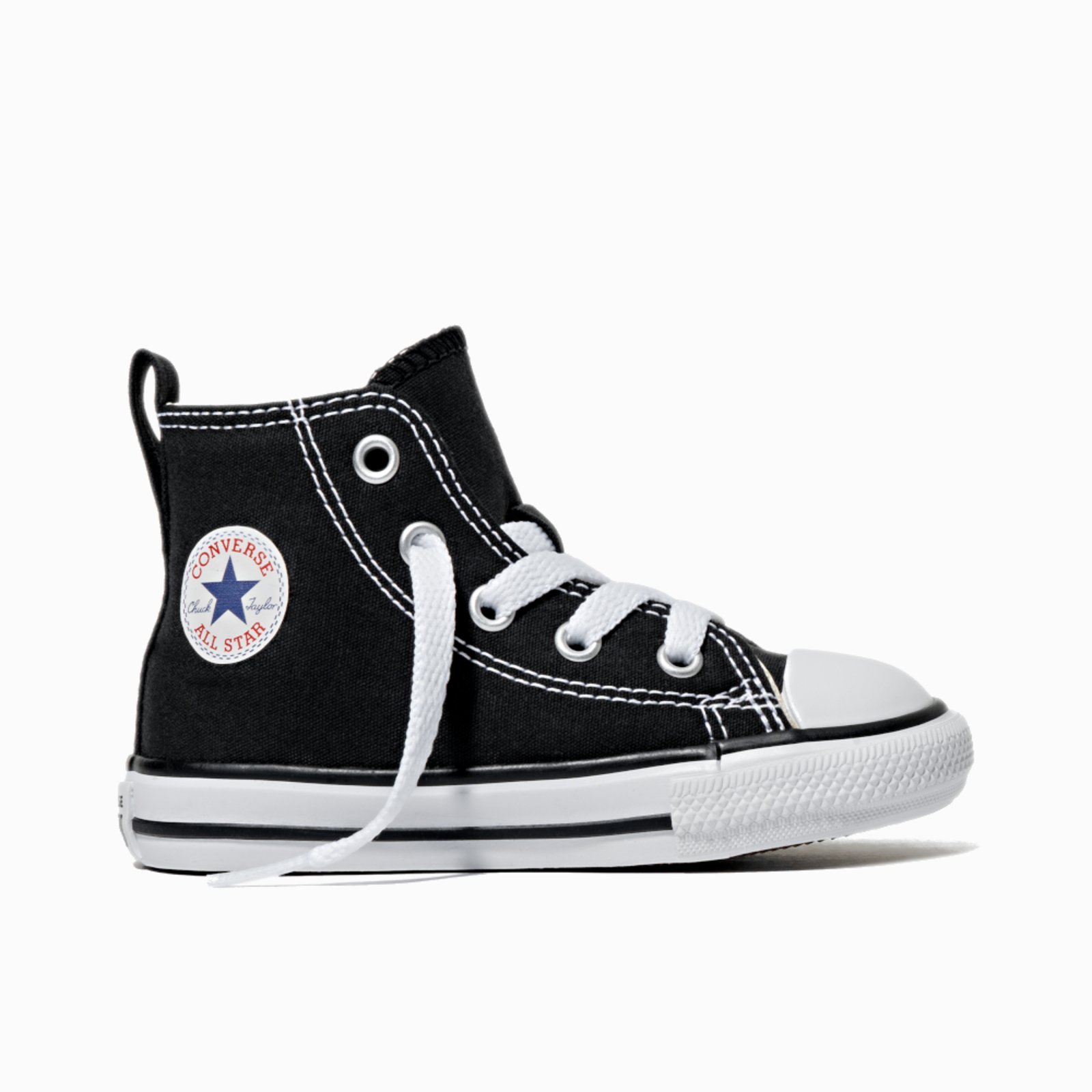 Infantil - Tênis Chuck Taylor All Star Canvas Cano Alto Preto