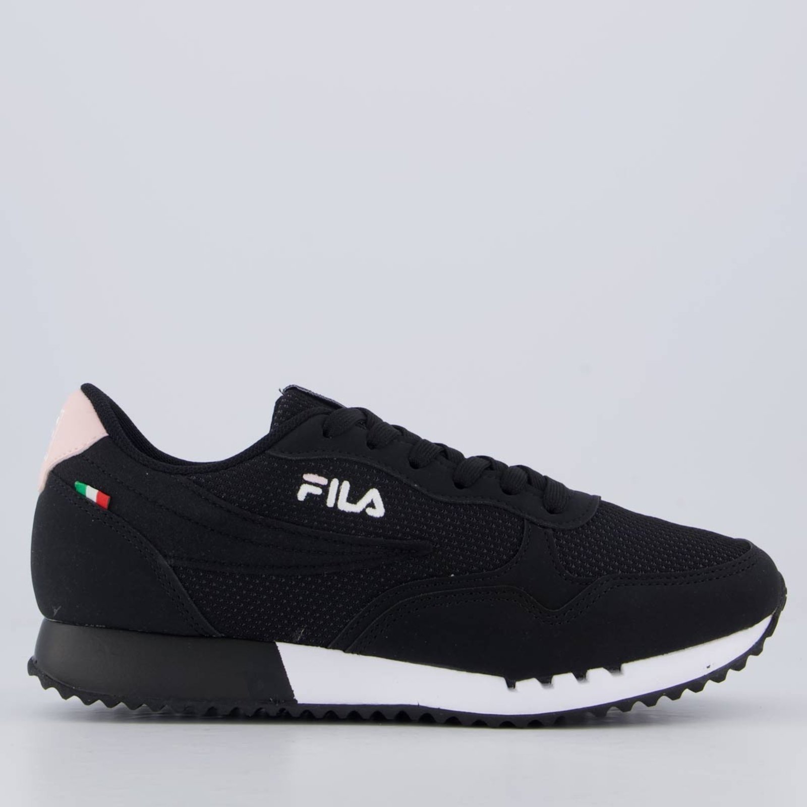 Tênis Fila Euro Jogger Sport II Feminino Preto e Rosa