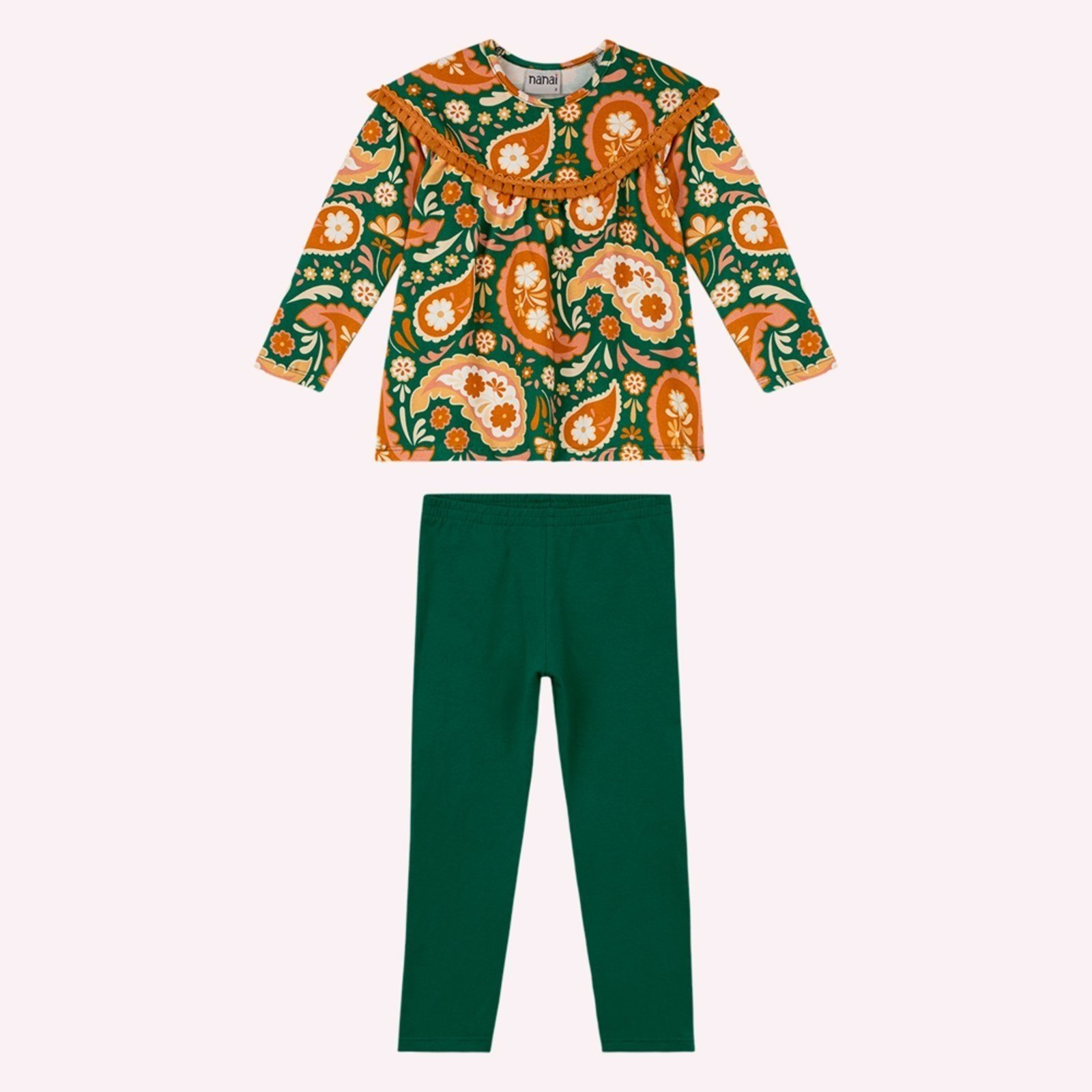 Infantil - Conjunto Menina em Cotton Nanai