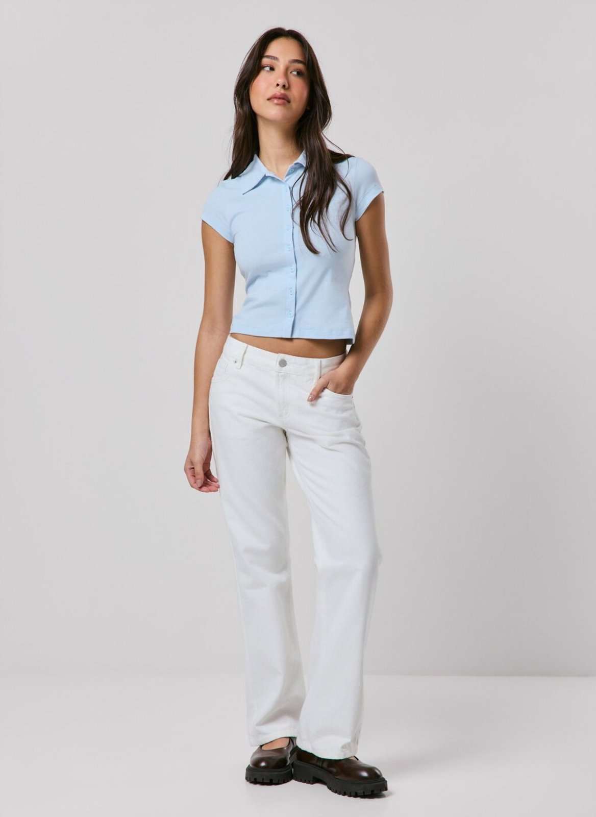 Calça Jeans Reta Cintura Baixa Classic