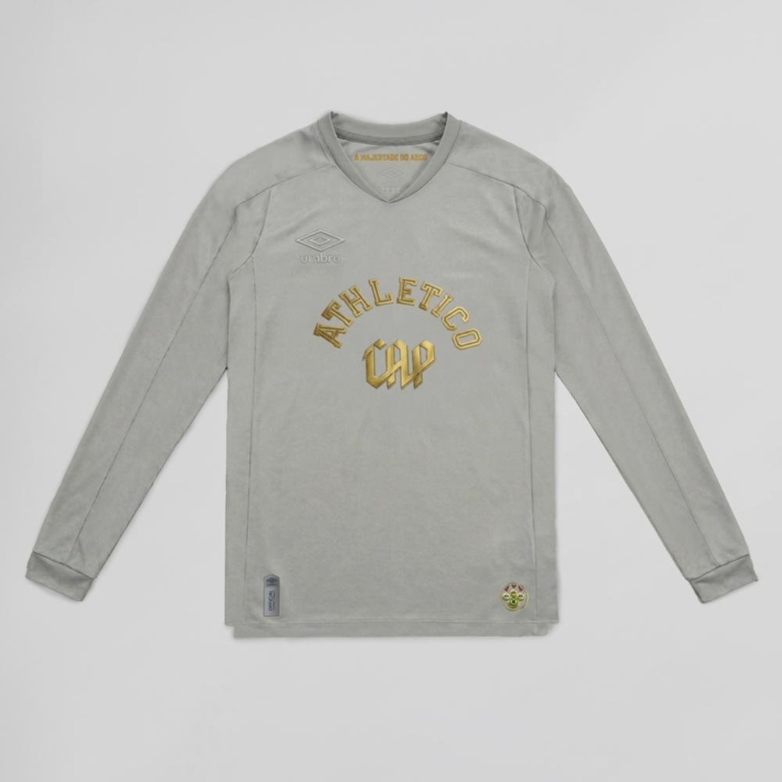 Camisa Ml Goleiro Masculina Umbro Cap Oficial Ouro 2026 Incolor