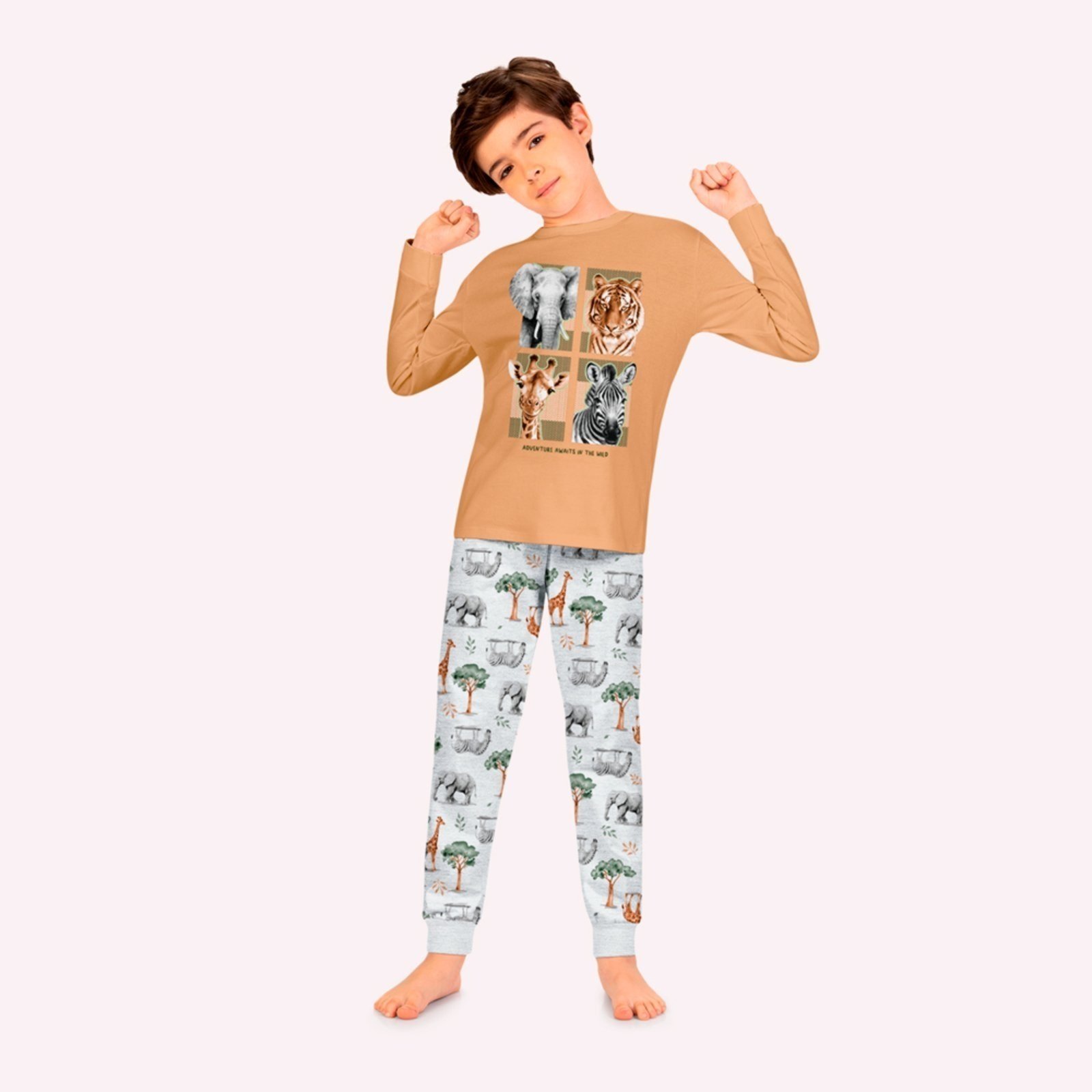 Pijama Menino Animais Kyly
