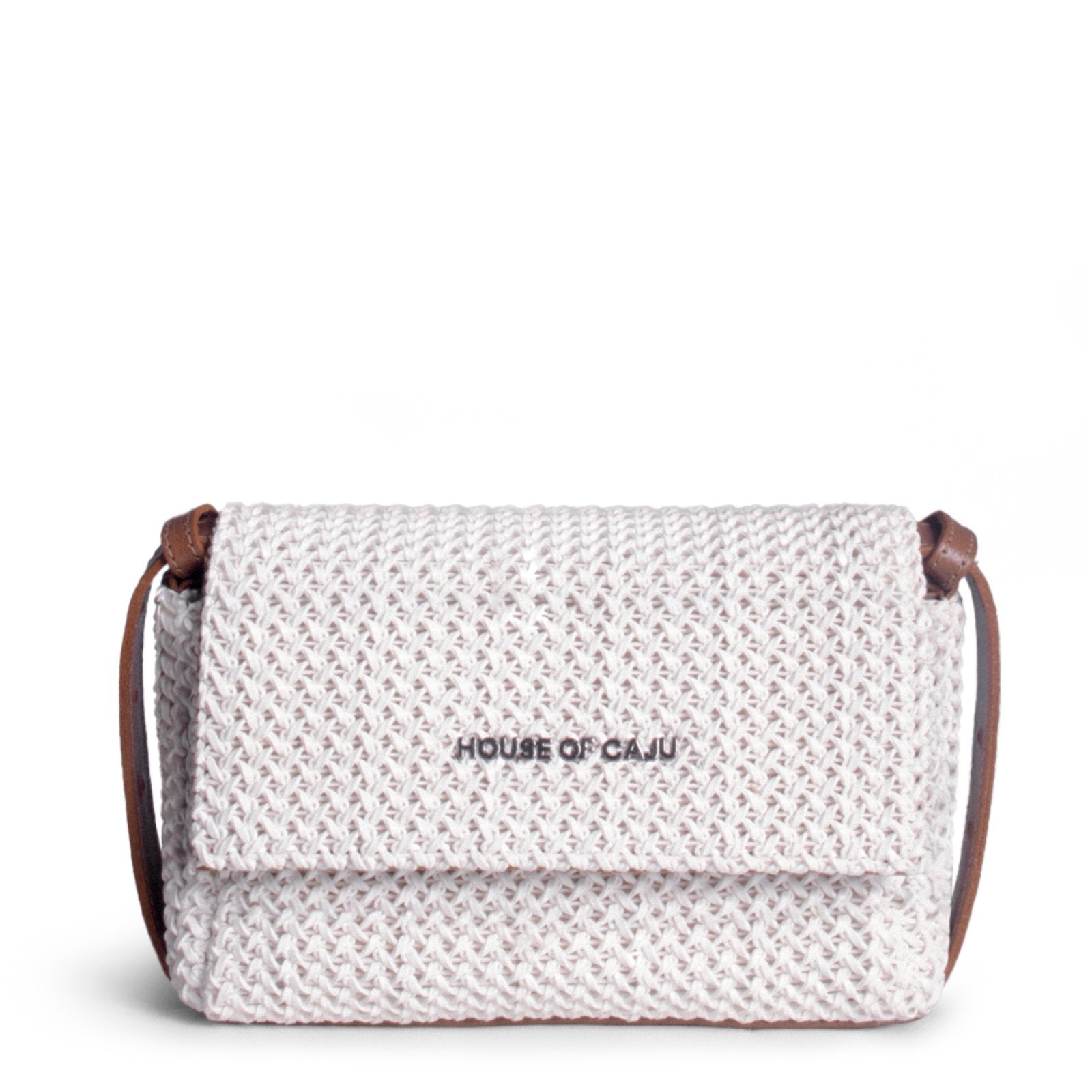 BOLSA FEMININA EM COURO TIRACOLO CARAMELO “DINAH MIDHAT SERRI”””