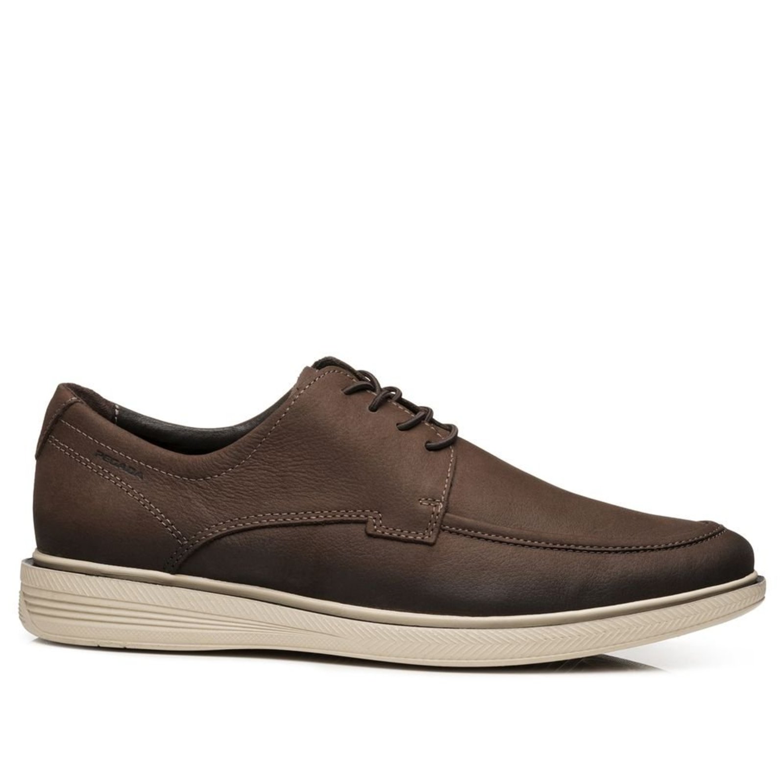 Sapato Casual Pegada Masculino em Couro Chocolate 126116-04 Sapato Casual Pegada Masculino em Couro Chocolate 126116-04 39