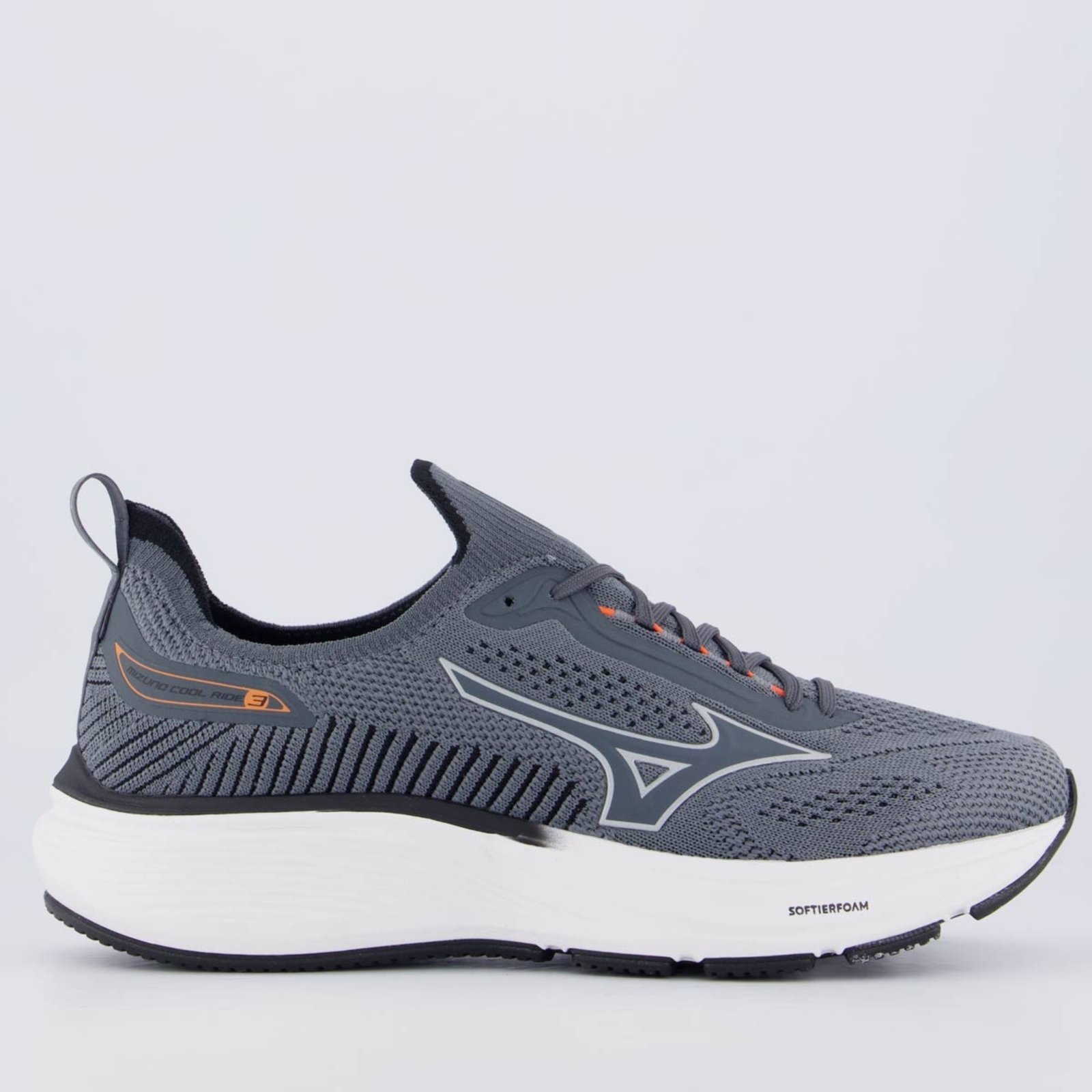Tênis Mizuno Cool Ride 3 Cinza Escuro