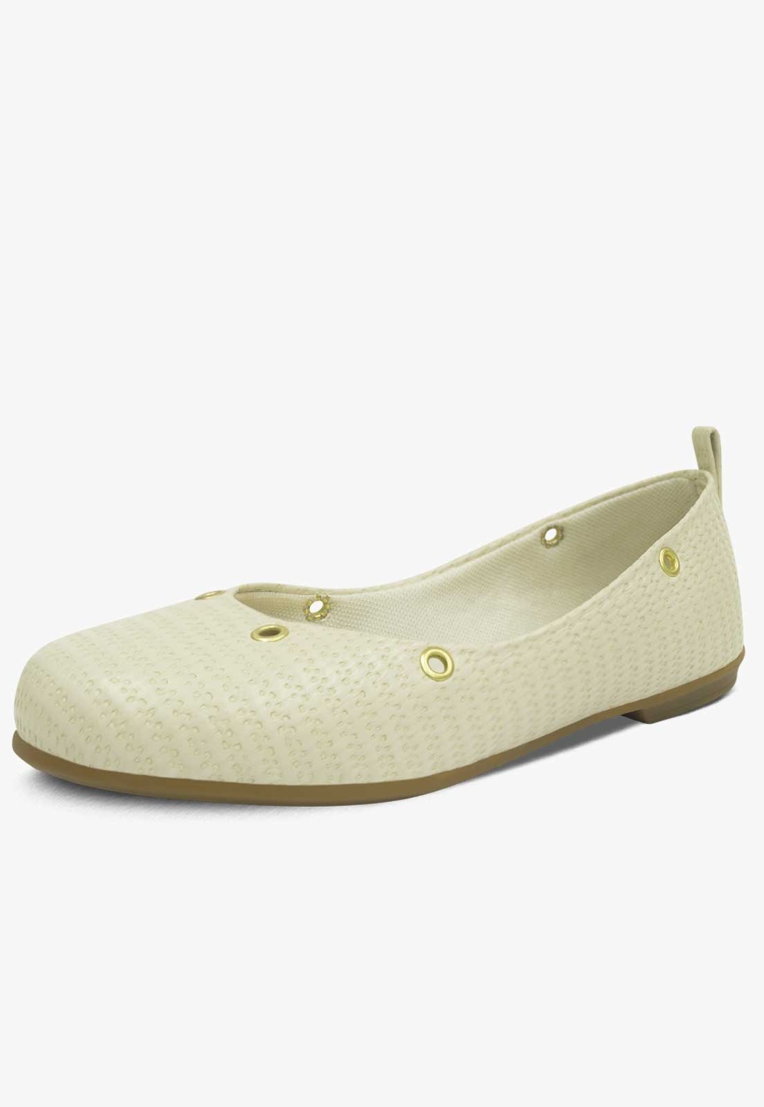 Vista 2 Infantil - Sapatilha Clássica Pópidi Menina Boneca Off White off-white white Pópidí off-white white