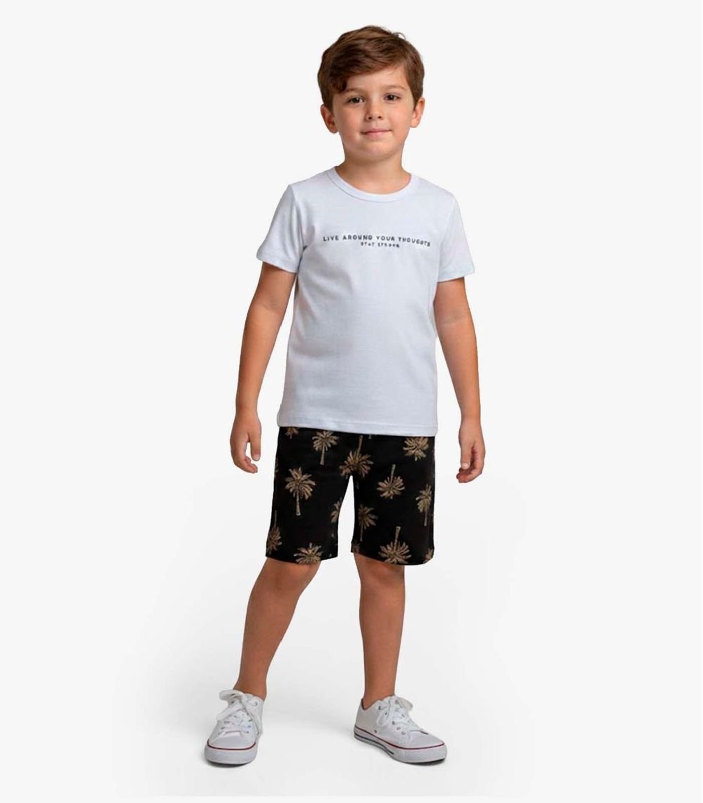 Infantil - Conjunto Camiseta e Bermuda Select Preto