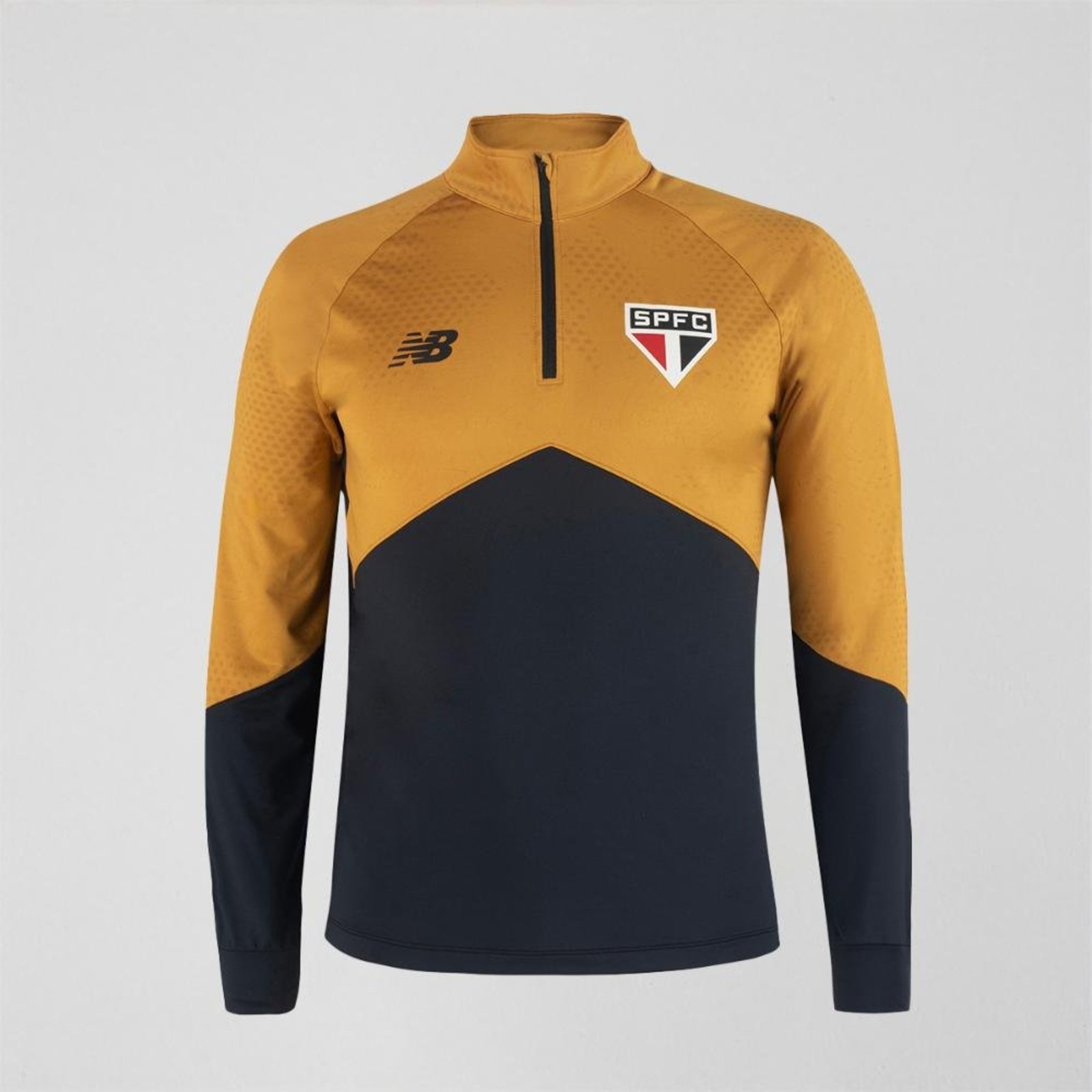 New Balance Blusa Manga Longa 1/2 Zíper Treino SPFC 2026 Masculina