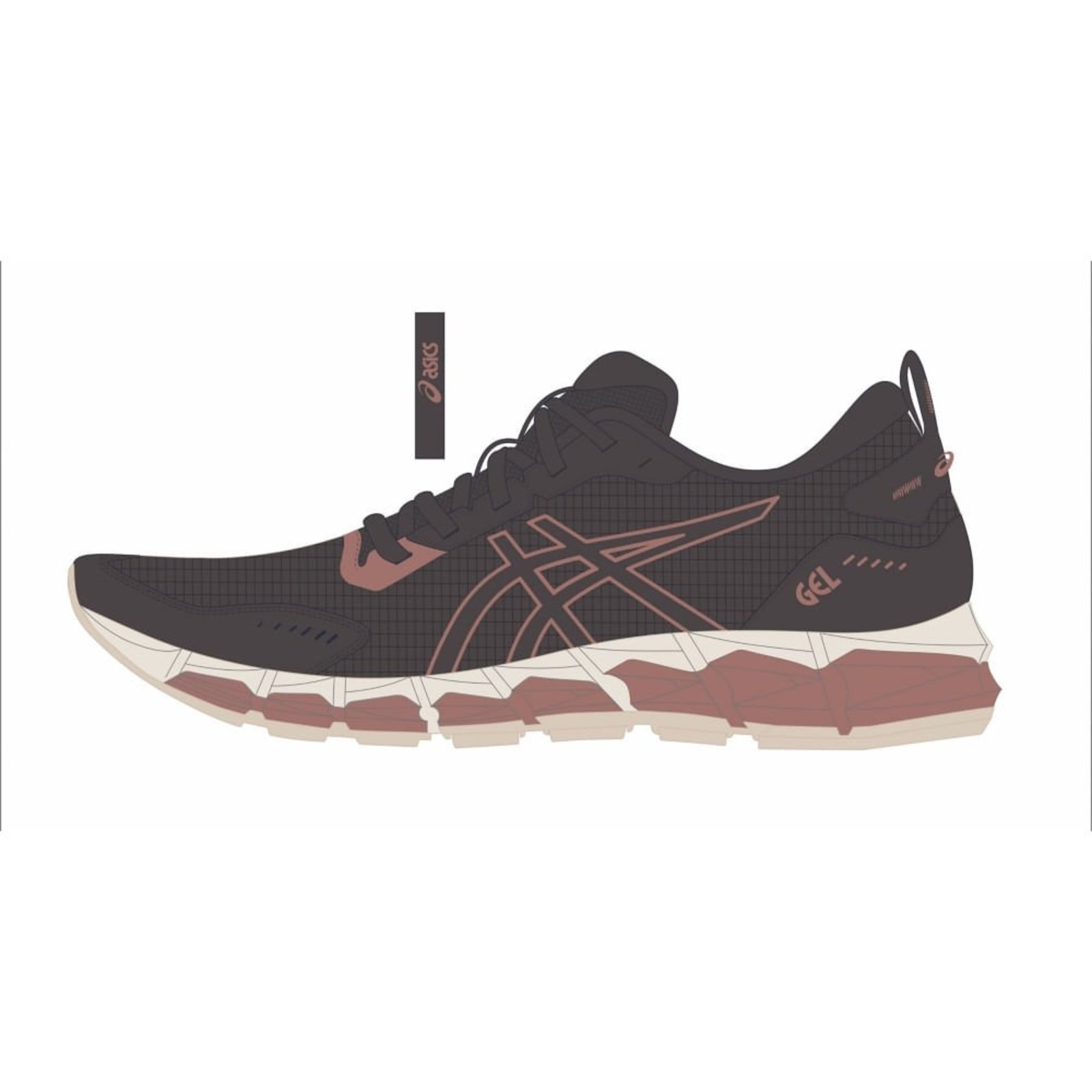 Tênis ASICS GEL-Quantum 360 CTW - Feminino - Cinza/Rosa
