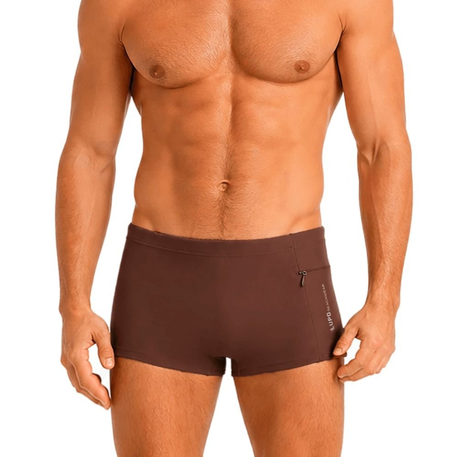 Sunga Boxer Praia com Bolso Proteção UV50+ Adulto Lupo 28975-004