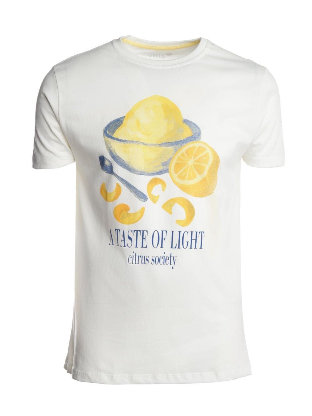 Vista 2 Camiseta Manga Curta Estampada Vels Masculina OFF WHITE off-white white Vels off-white white