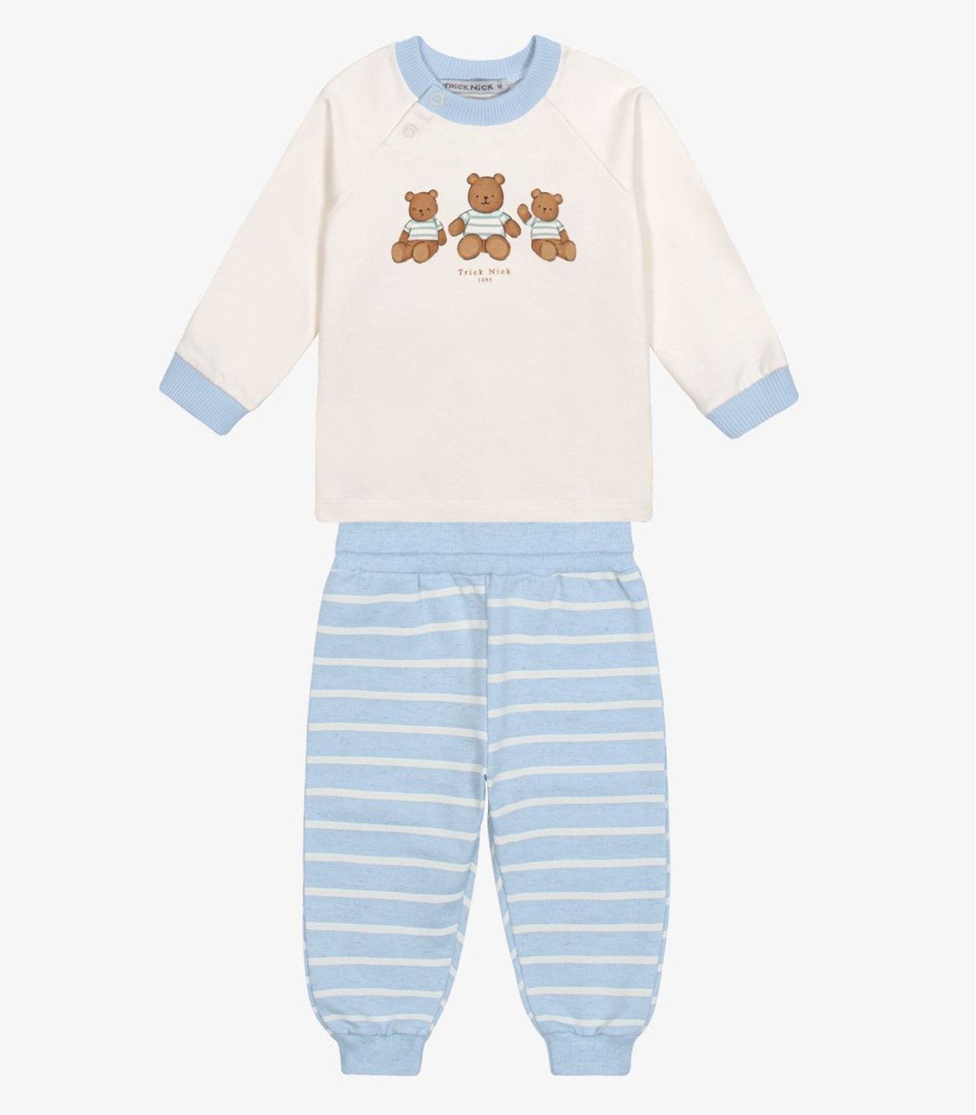 Infantil - Conjunto Blusa Com Calça Menino Trick Nick Azul