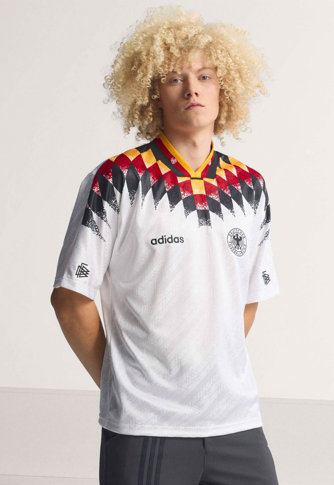 Camiseta Masculina adidas Performance Alemanha I 94 Branca