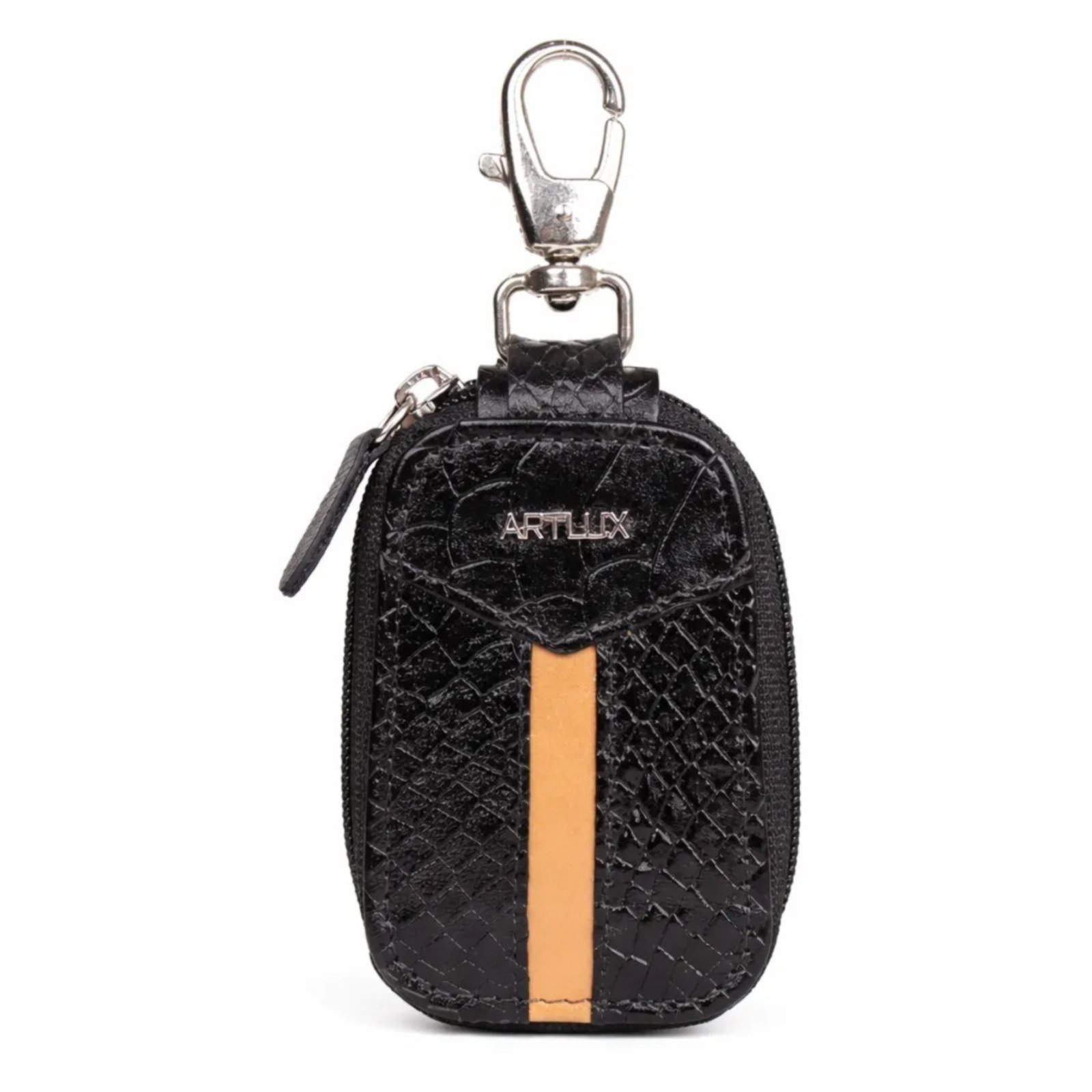 Porta Chaves em Couro Artlux 3090 Preto