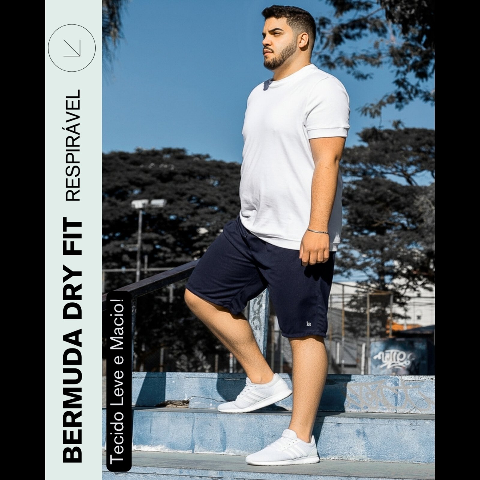 Bermuda Plus Size Masculina Esporte Short Treino Academia Tamanho Grande