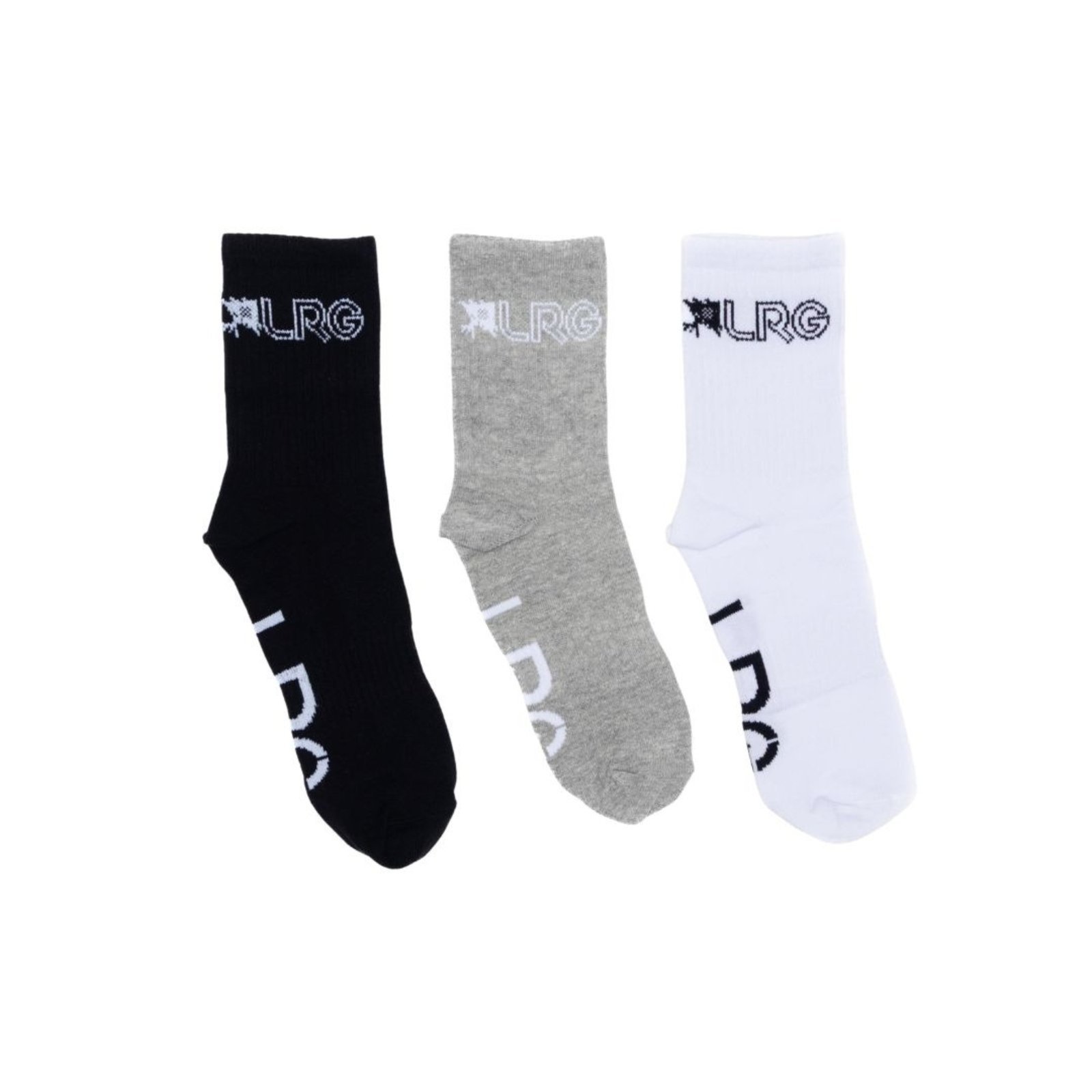 Kit Meia Original Tactics- LRG - Preto/Mescla/Branco