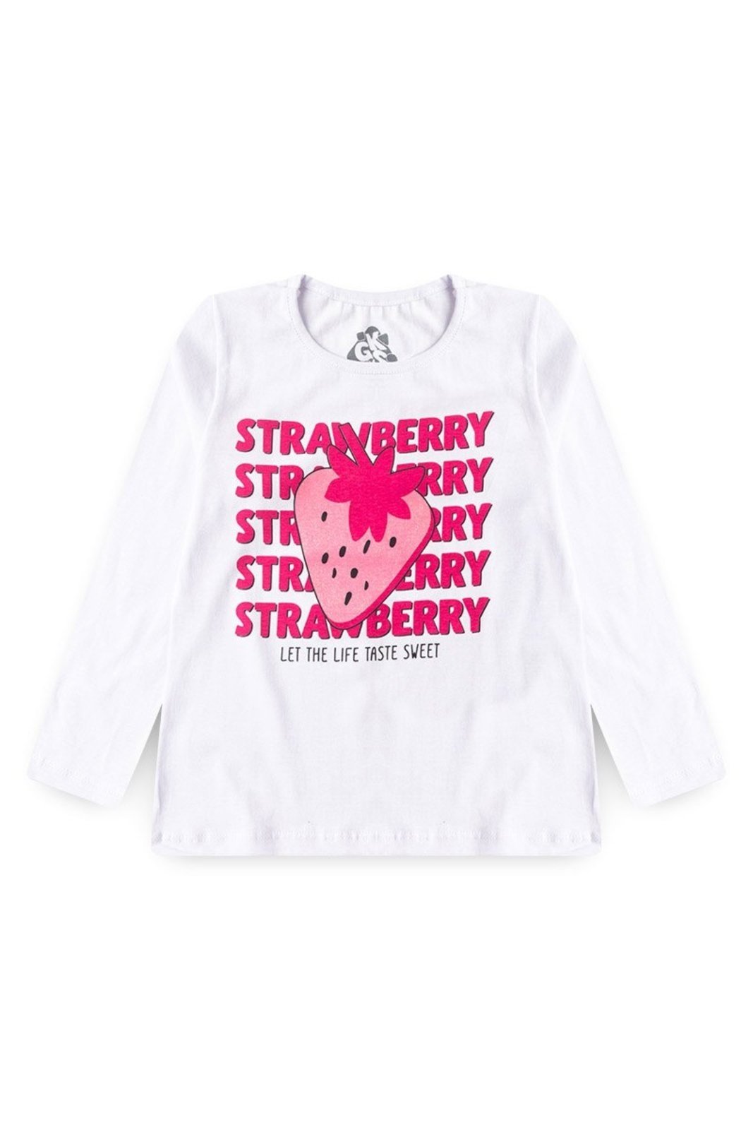 Vista 2 Infantil - Conjunto Meia Estação Menina Strawberry GKS rosa GKS rosa