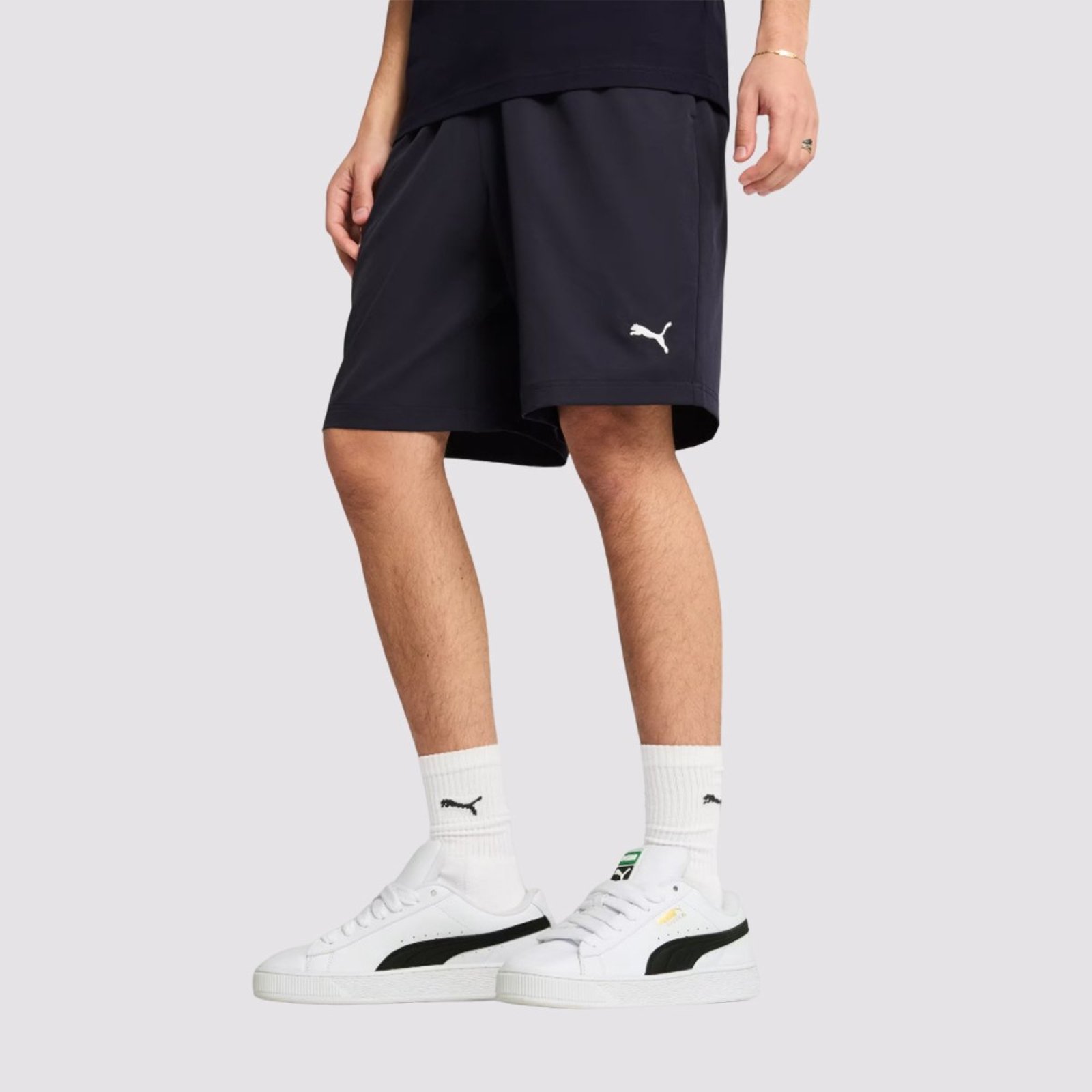 Bermuda Puma Ess. Woven 9 Marinho
