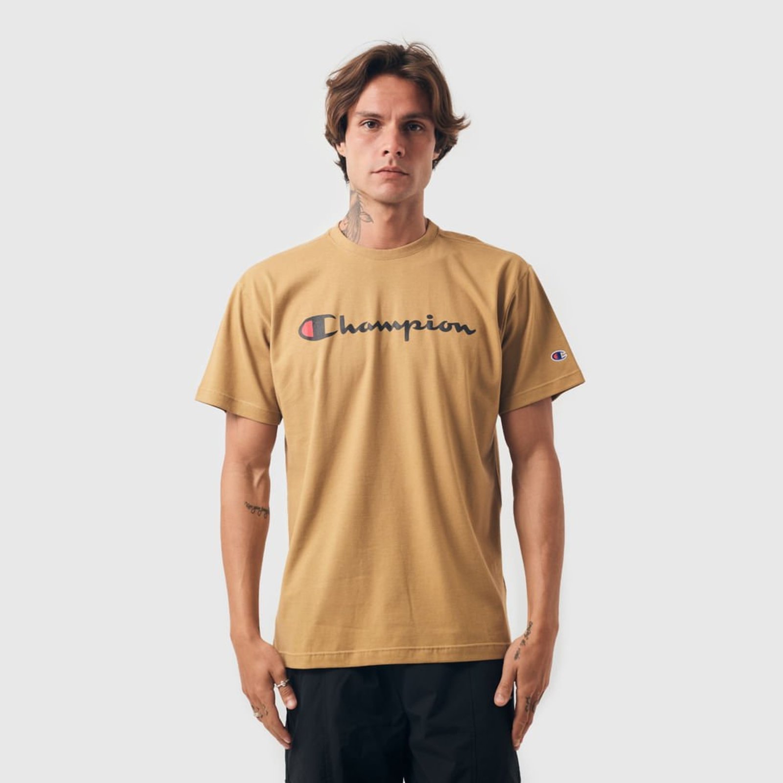 CAMISETA CHAMPION ATHLETIC SCRIPT LOGO INK